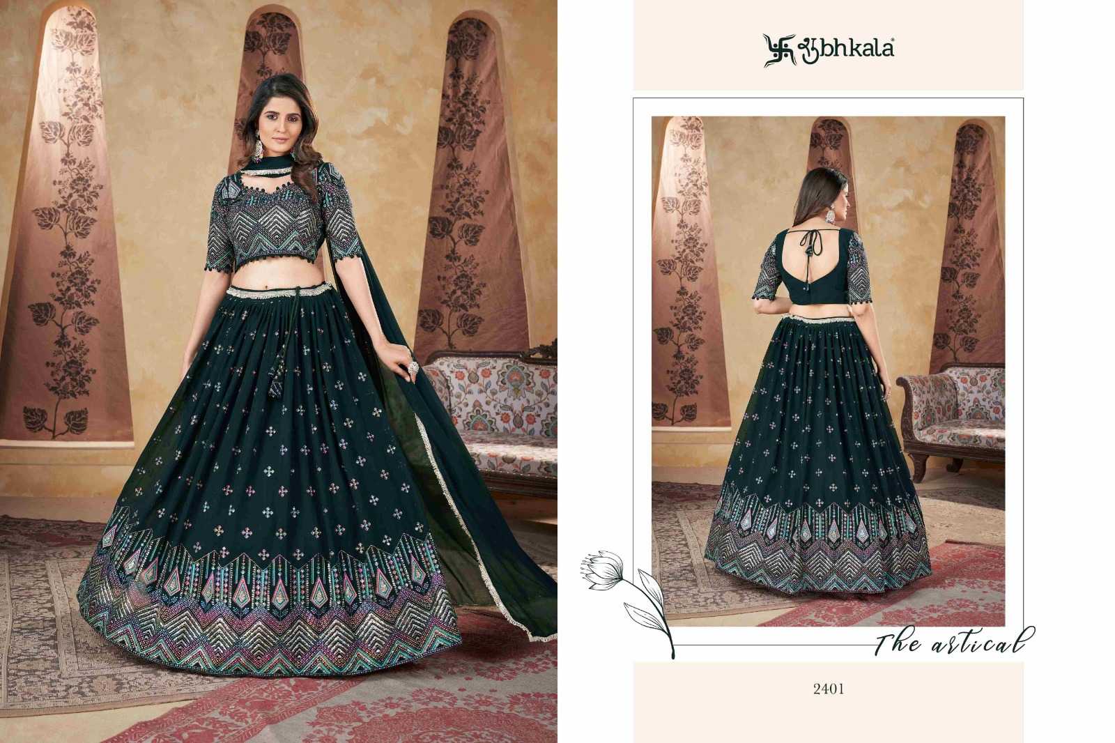 Ynf Fancy KESH416 Shub kala -Girly Vol. 29 Lehengas Wedding Collections Festive Collections Wholesale Designer Lehenga Choli Heavy Lehenga After-Party Outfits Manufacturer