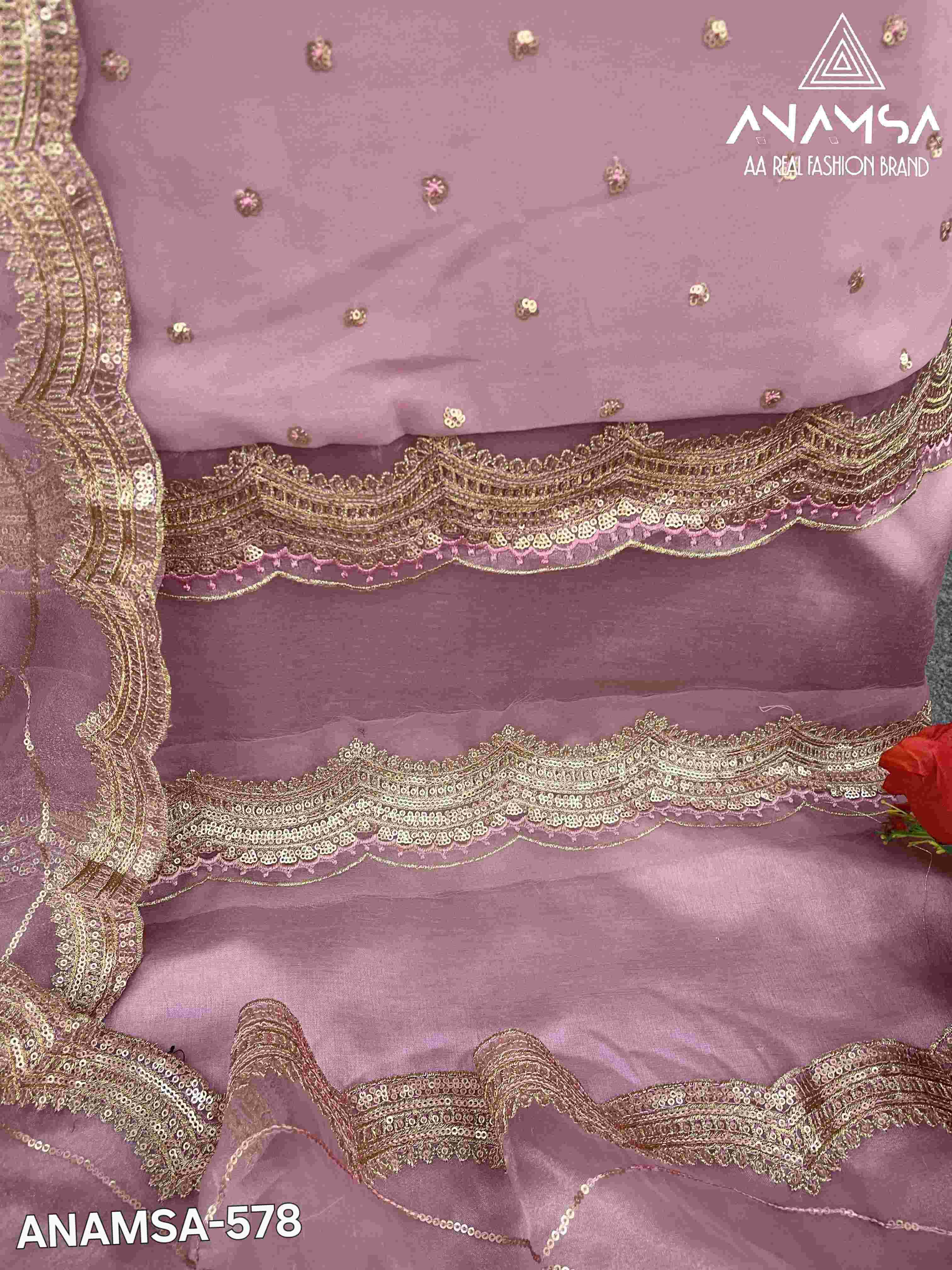 Ynf Faux Georgette KESH444 ANAMSA-578 Suits & Dresses Islamic Clothing Festive Collections Wholesale Pakistani Suits Georgette Suit Embroidered Suits Manufacturer