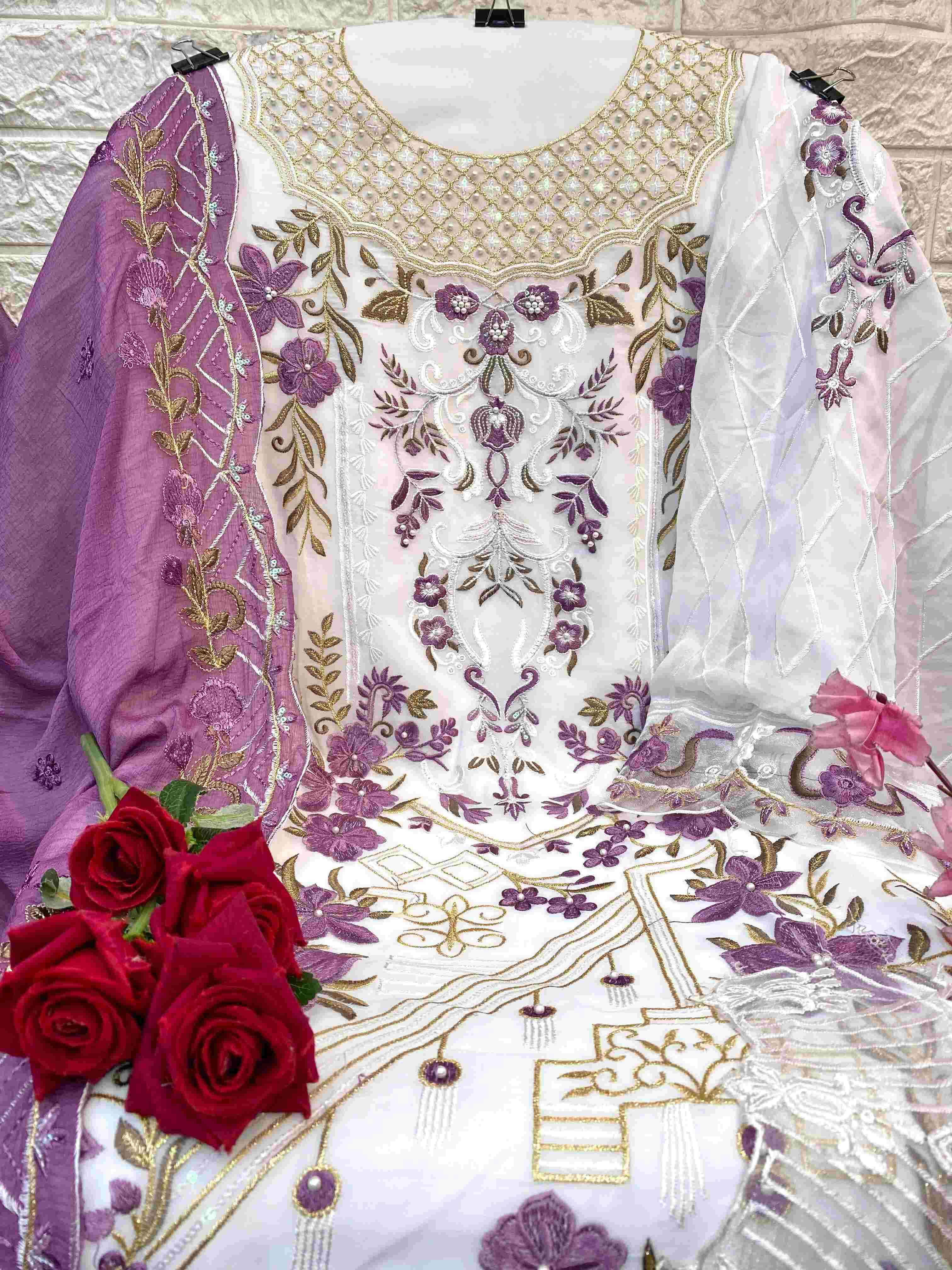 Ynf Faux Georgette KESH444 ELAF 185 Suits & Dresses Islamic Clothing Festive Collections Wholesale Pakistani Suits Georgette Suit Embroidered Suits Manufacturer