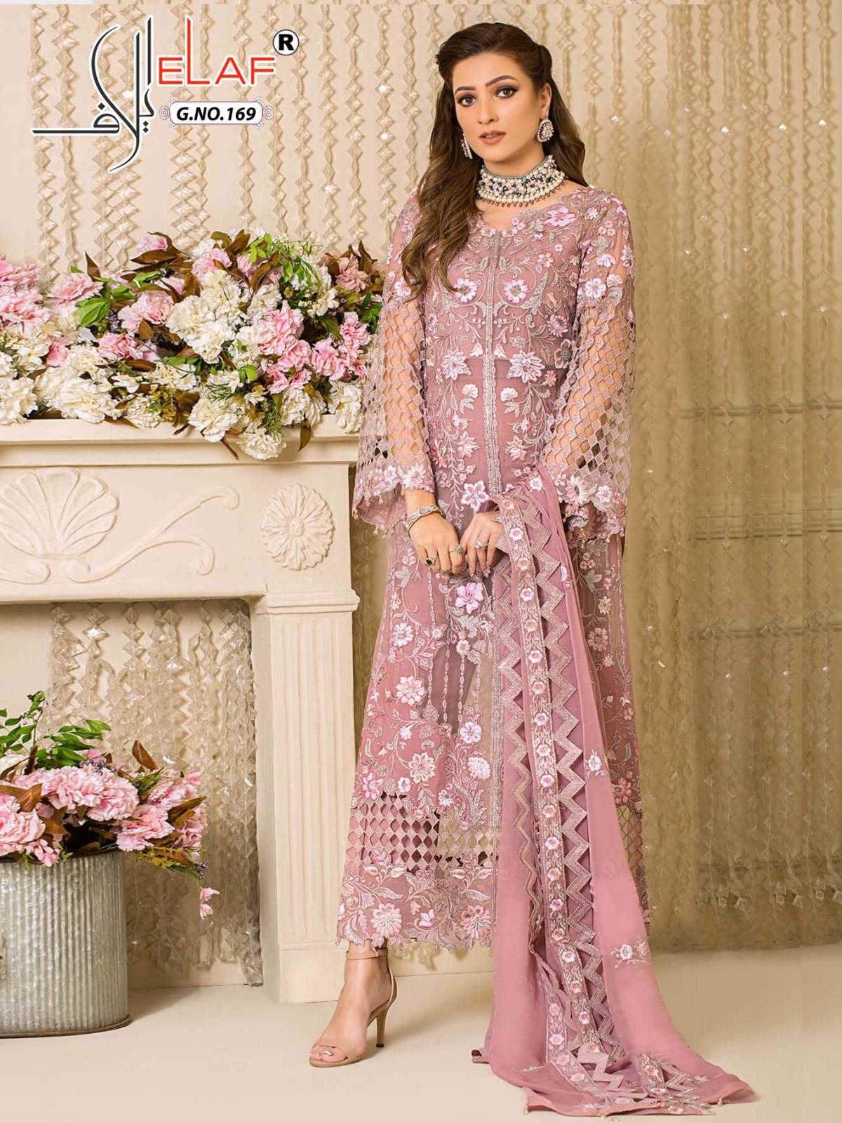 Ynf Faux Georgette KESH444 ELAF G-169 Suits & Dresses Islamic Clothing Festive Collections Wholesale Pakistani Suits Georgette Suit Embroidered Suits Manufacturer
