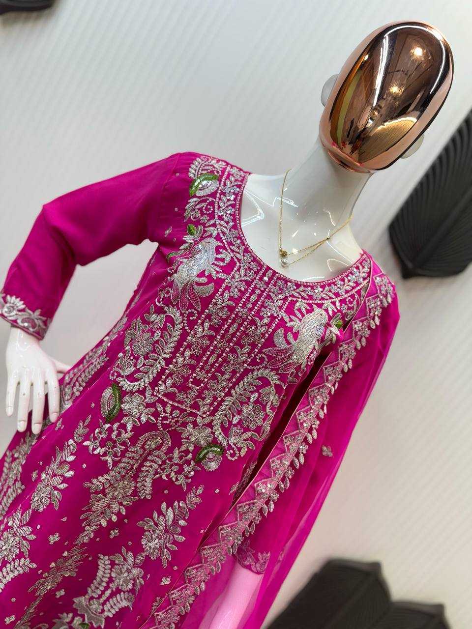 Ynf Faux Georgette RIN141 1919 Suits & Dresses Wholesale Georgette Suit Designer Suits Embroidered Suits Manufacturer