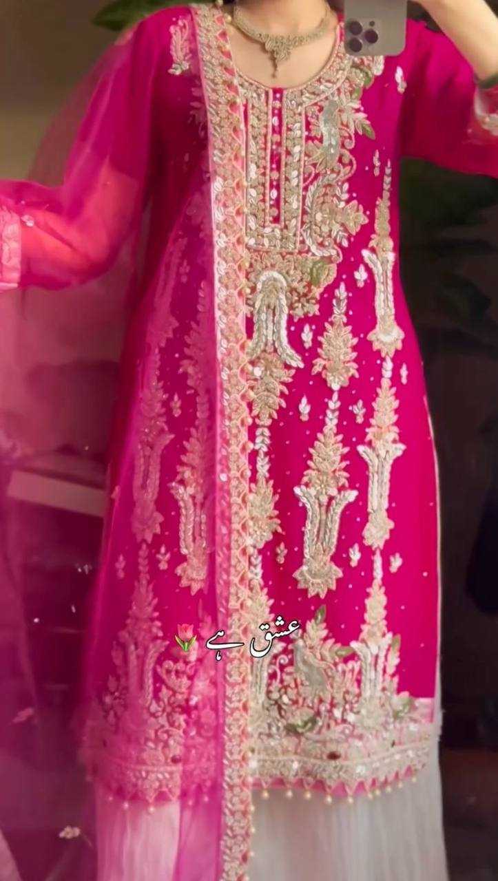 Ynf Faux Georgette RIN141 1919 Suits & Dresses Wholesale Georgette Suit Designer Suits Embroidered Suits Manufacturer
