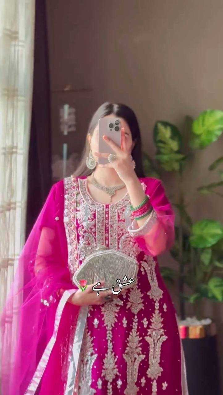 Ynf Faux Georgette RIN141 1919 Suits & Dresses Wholesale Georgette Suit Designer Suits Embroidered Suits Manufacturer