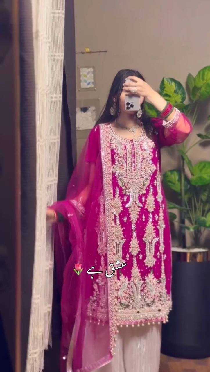 Ynf Faux Georgette RIN141 1919 Suits & Dresses Wholesale Georgette Suit Designer Suits Embroidered Suits Manufacturer