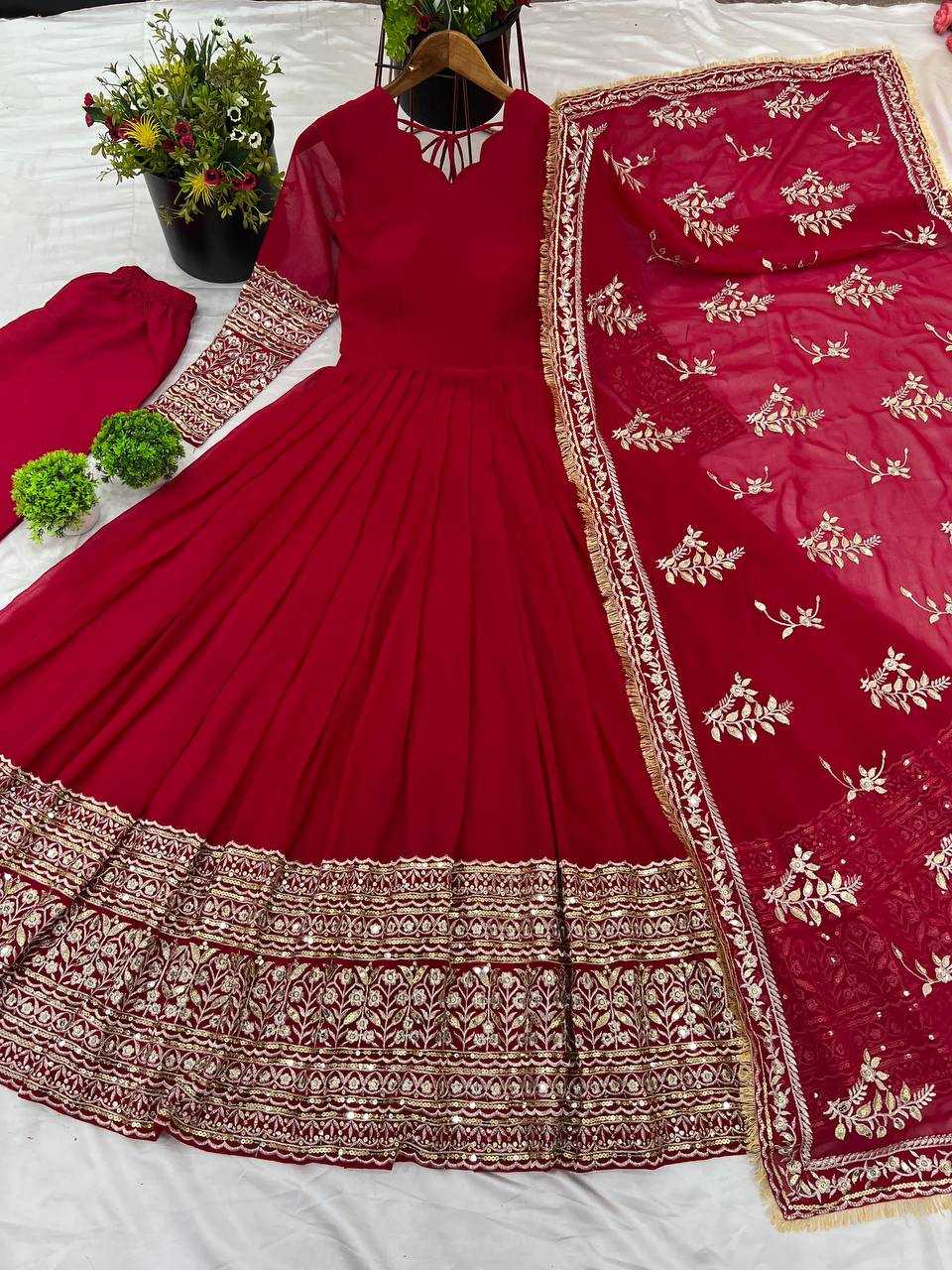 Ynf Faux Georgette RIN197 4288 Suits & Dresses Wedding Collections Festive Collections Wholesale Bridal Wedding Dresses Party Wear Dresses Georgette Dresses Manufacturer