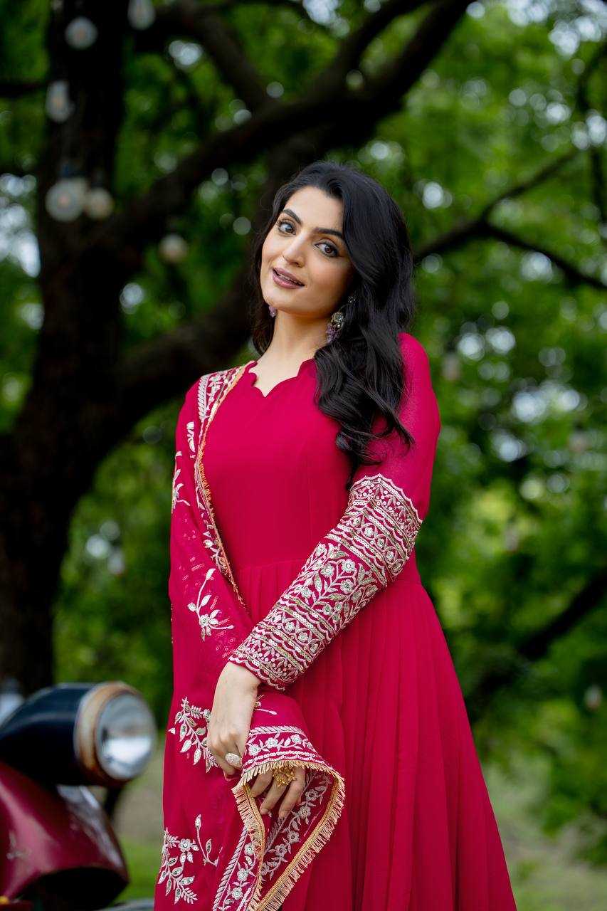 Ynf Faux Georgette RIN197 4288 Suits & Dresses Wedding Collections Festive Collections Wholesale Bridal Wedding Dresses Party Wear Dresses Georgette Dresses Manufacturer