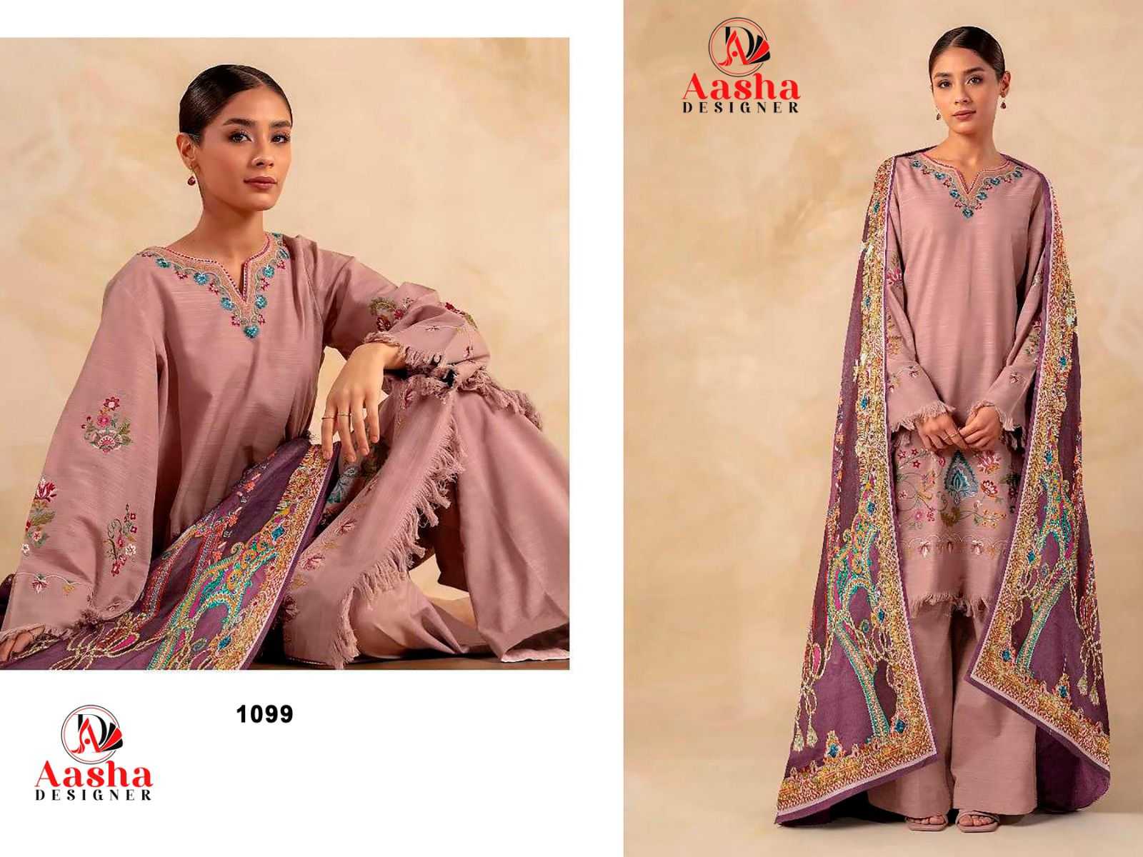 Ynf Heavy Rayon RIN186 AASHA DESIGNER-1099 Suits & Dresses Islamic Clothing Festive Collections Wholesale Embroidery Suits Cotton Suits Party wear suits Manufacturer