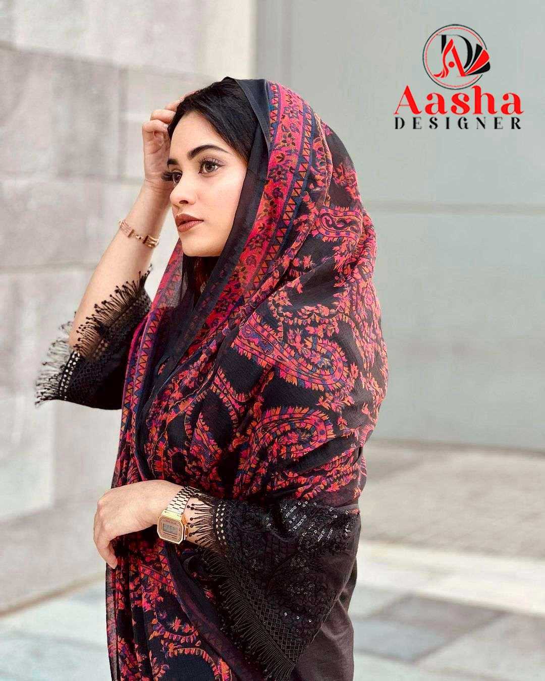 Ynf Heavy Rayon RIN186 AASHA DESIGNER-1139 Suits & Dresses Islamic Clothing Festive Collections Wholesale Embroidery Suits Party wear suits Eid Collections Manufacturer