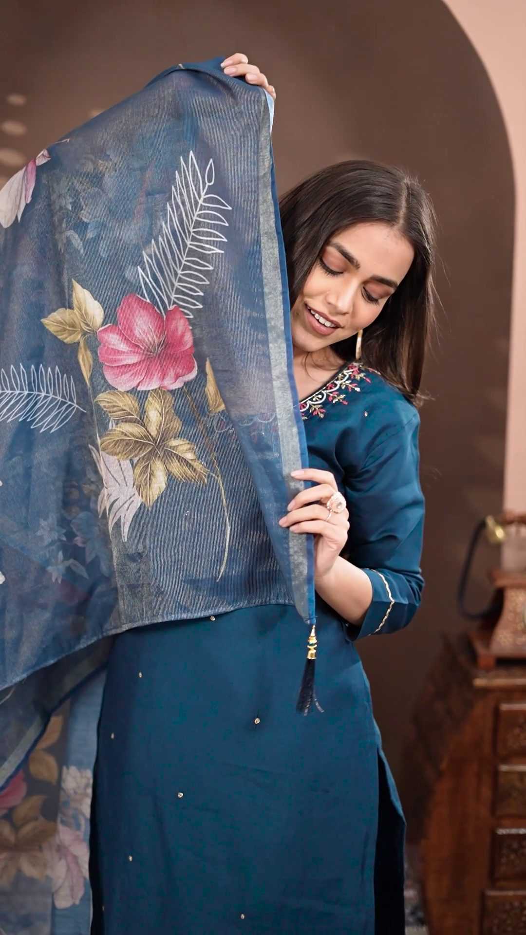 Ynf Heavy Roman Silk RIN212-7023 Suits & Dresses Diwali Collections Festive Collections Wholesale Printed Suits Silk Suits Handwork Suits Manufacturer