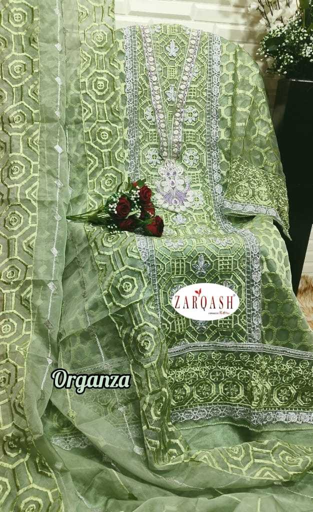 Ynf Organza KESH180 Z-3020C Suits & Dresses Islamic Clothing Festive Collections Wholesale Pakistani Suits Kashmiri Suits Embroidered Suits Manufacturer