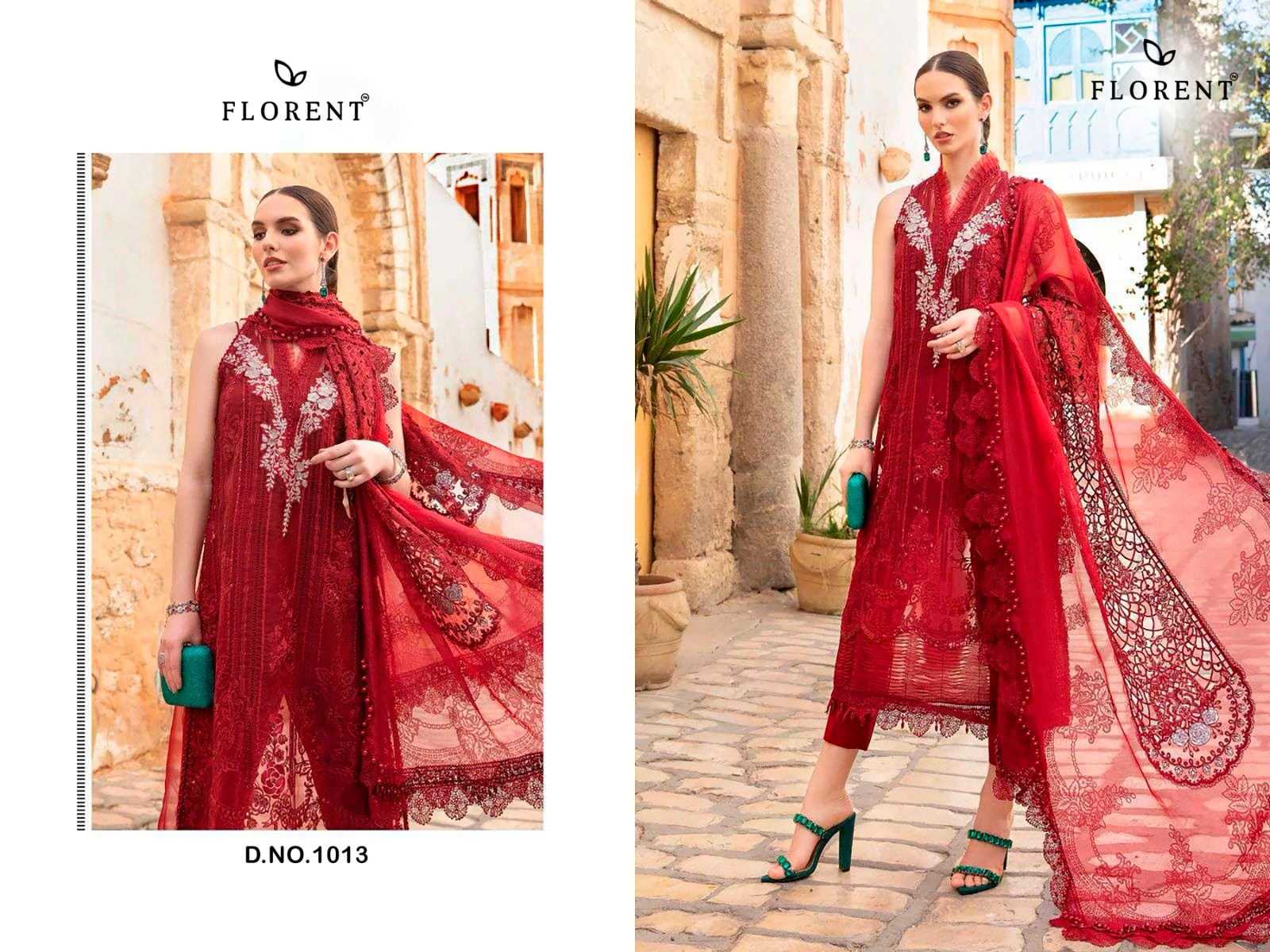 Ynf Organza KESH444 FLORENT 1003 Suits & Dresses Islamic Clothing Festive Collections Wholesale Pakistani Suits Cotton Suits Semi Stitched Suits Manufacturer