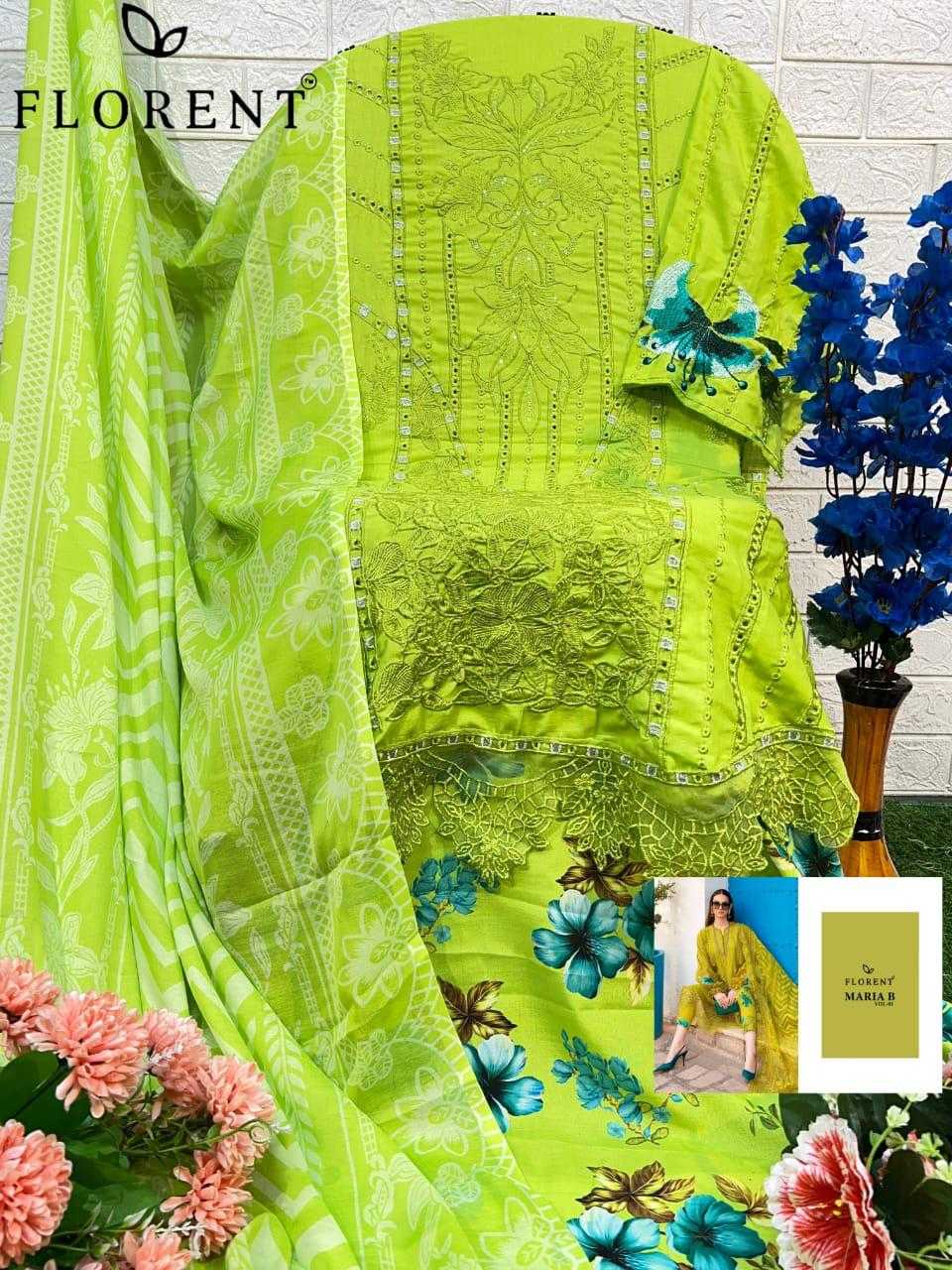 Ynf Organza KESH444 FLORENT 1003 Suits & Dresses Islamic Clothing Festive Collections Wholesale Pakistani Suits Cotton Suits Semi Stitched Suits Manufacturer