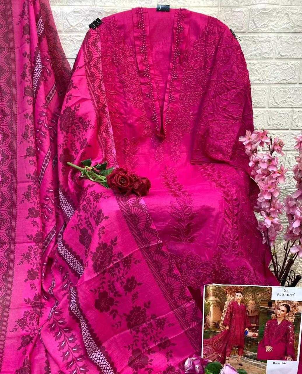 Ynf Organza KESH444 FLORENT 1003 Suits & Dresses Islamic Clothing Festive Collections Wholesale Pakistani Suits Cotton Suits Semi Stitched Suits Manufacturer