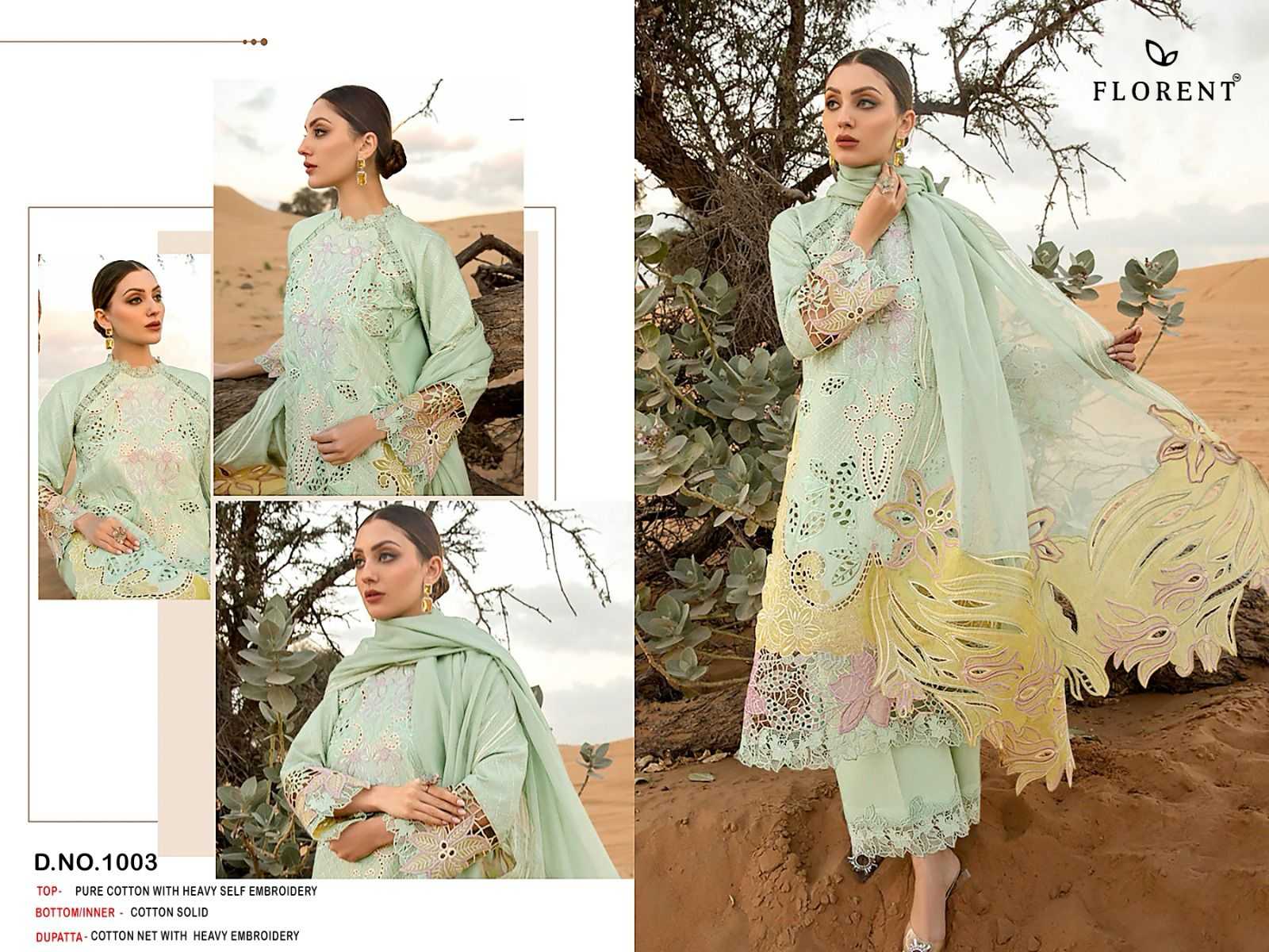 Ynf Organza KESH444 FLORENT 1003 Suits & Dresses Islamic Clothing Festive Collections Wholesale Pakistani Suits Cotton Suits Semi Stitched Suits Manufacturer