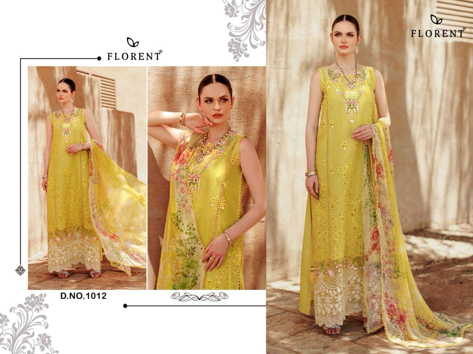 Ynf Organza KESH444 FLORENT 1003 Suits & Dresses Islamic Clothing Festive Collections Wholesale Pakistani Suits Cotton Suits Semi Stitched Suits Manufacturer