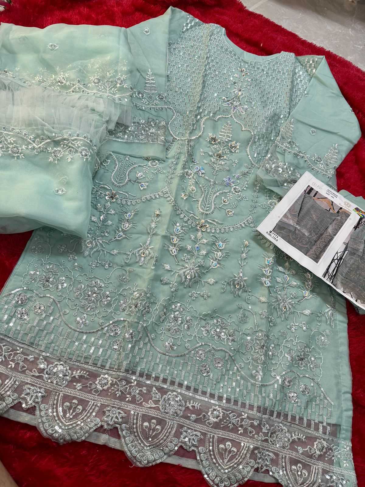 Ynf Organza KESH444 Ziaaz Designs 776 Suits & Dresses Wedding Collections Festive Collections Wholesale Embroidery Suits Wedding Outfits Handwork Suits Manufacturer