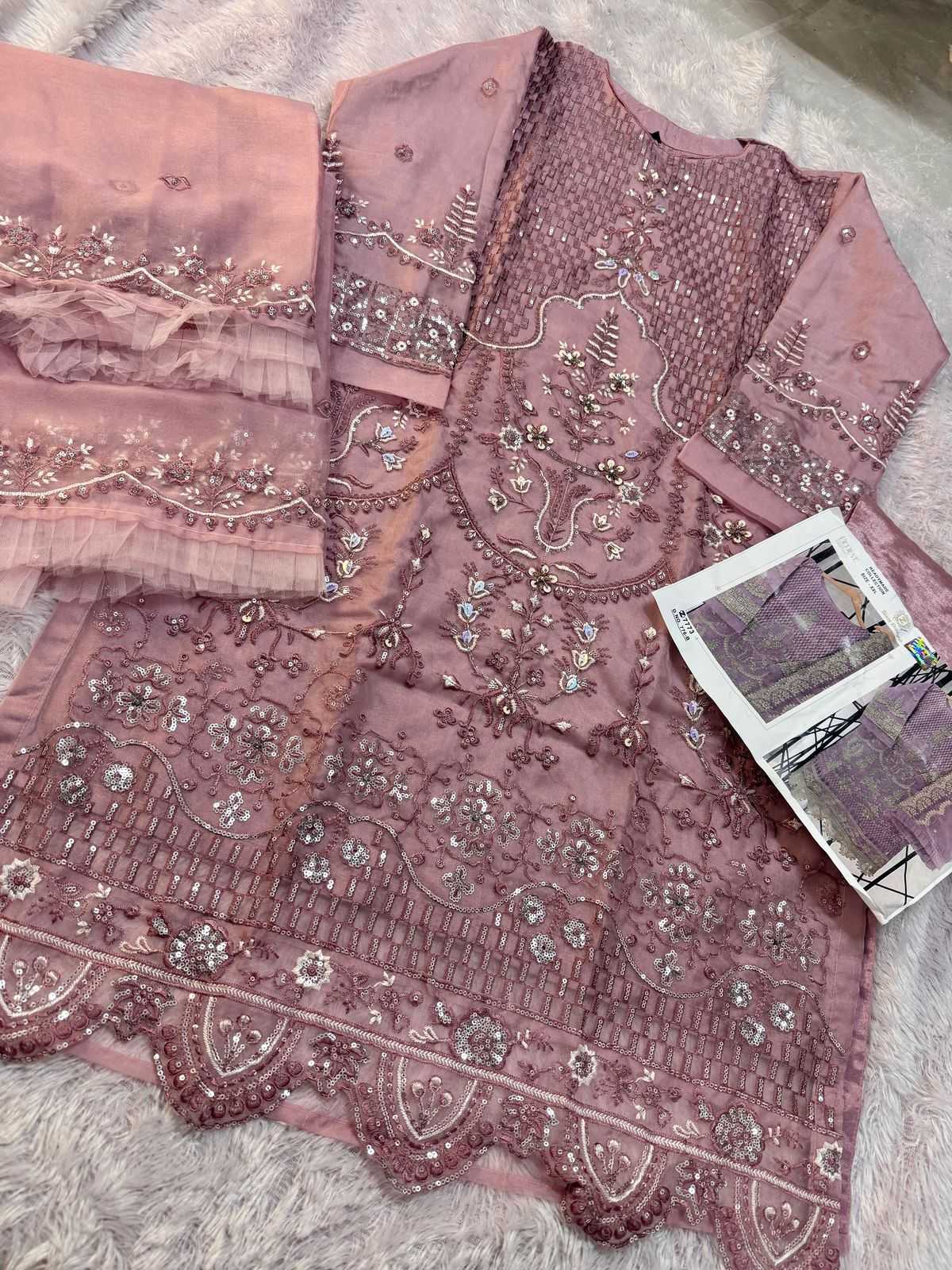 Ynf Organza KESH444 Ziaaz Designs 776 Suits & Dresses Wedding Collections Festive Collections Wholesale Embroidery Suits Wedding Outfits Handwork Suits Manufacturer