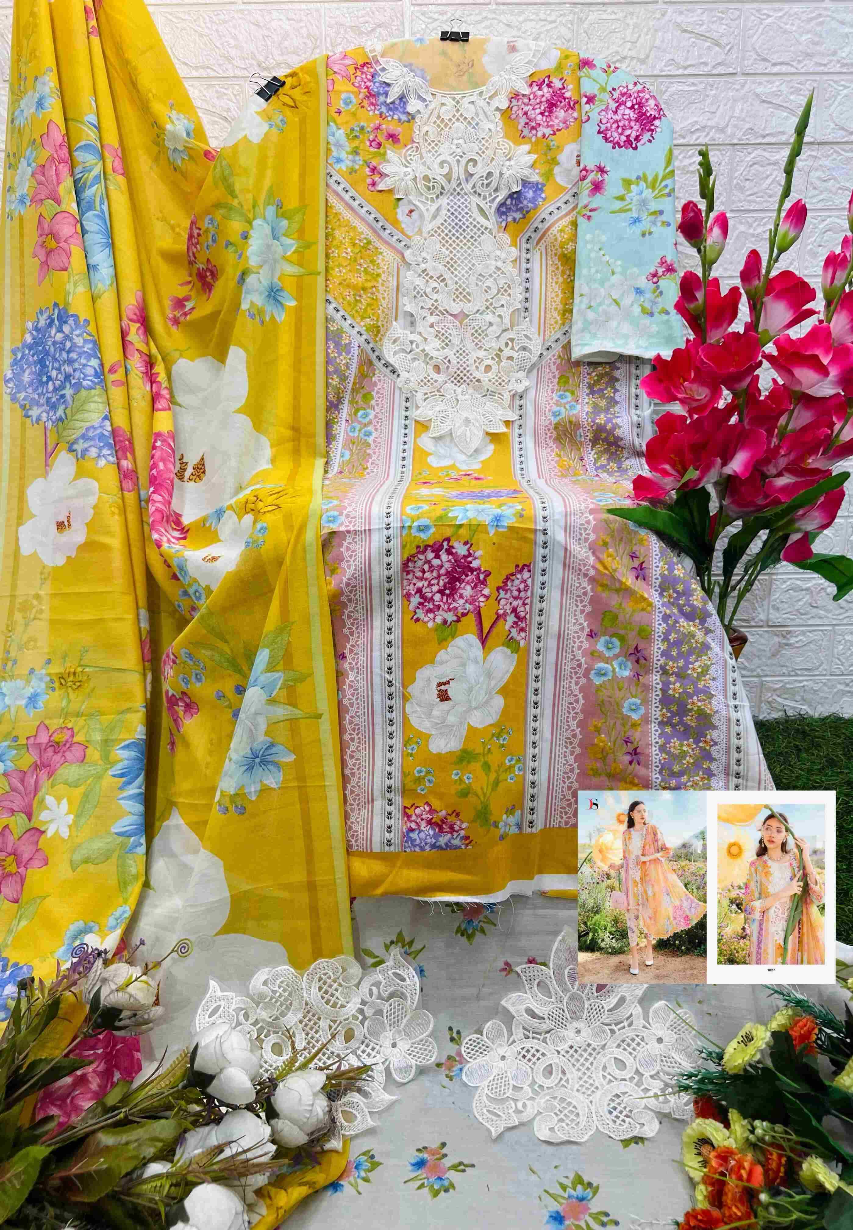 Ynf Pure Cotton KESH444 DEEPSY SUITS MPRINT Spring Summer 25 Suits & Dresses Islamic Clothing Festive Collections Wholesale Pakistani Suits Embroidery Suits Cotton Suits Manufacturer