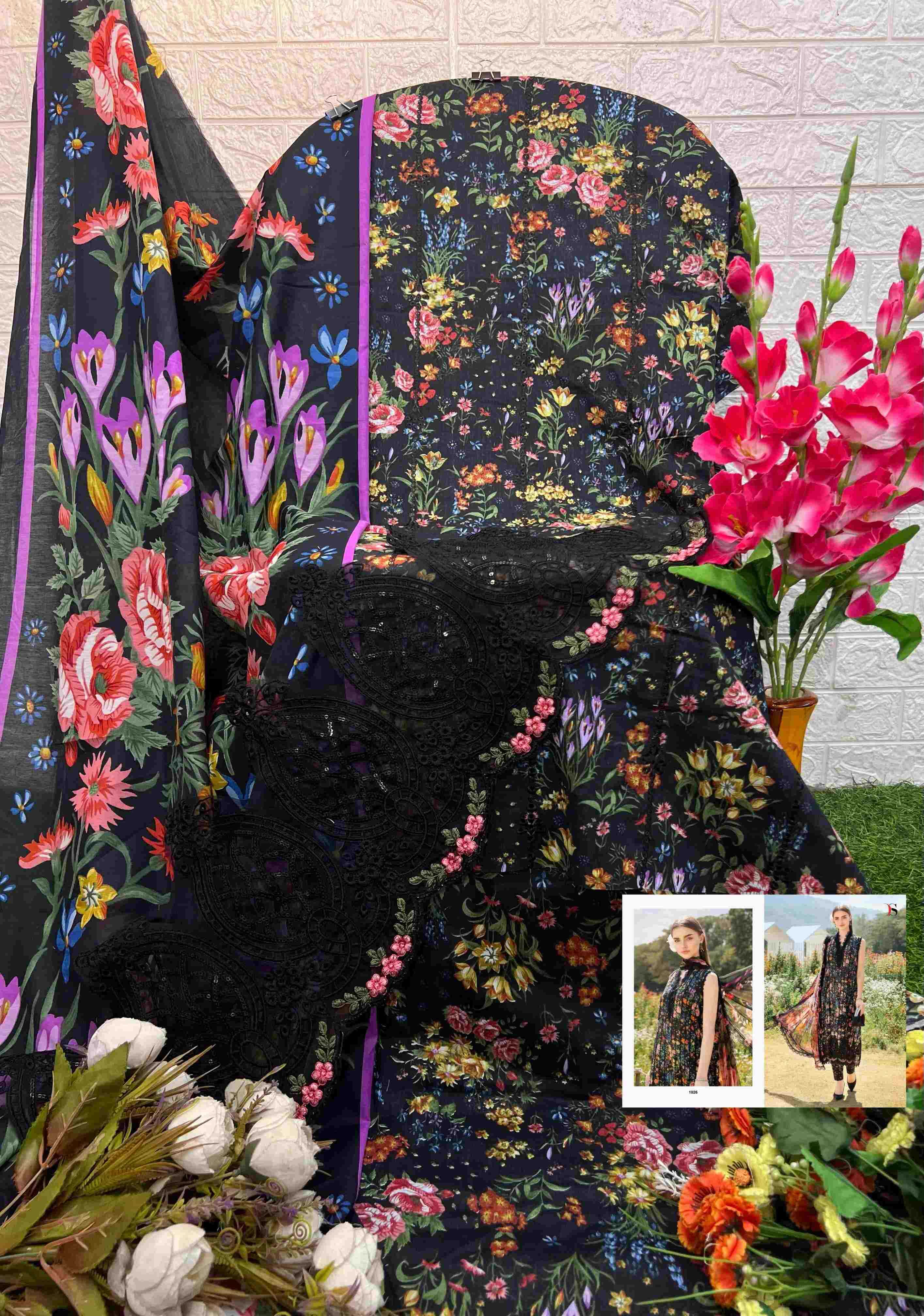 Ynf Pure Cotton KESH444 DEEPSY SUITS MPRINT Spring Summer 25 Suits & Dresses Islamic Clothing Festive Collections Wholesale Pakistani Suits Embroidery Suits Cotton Suits Manufacturer