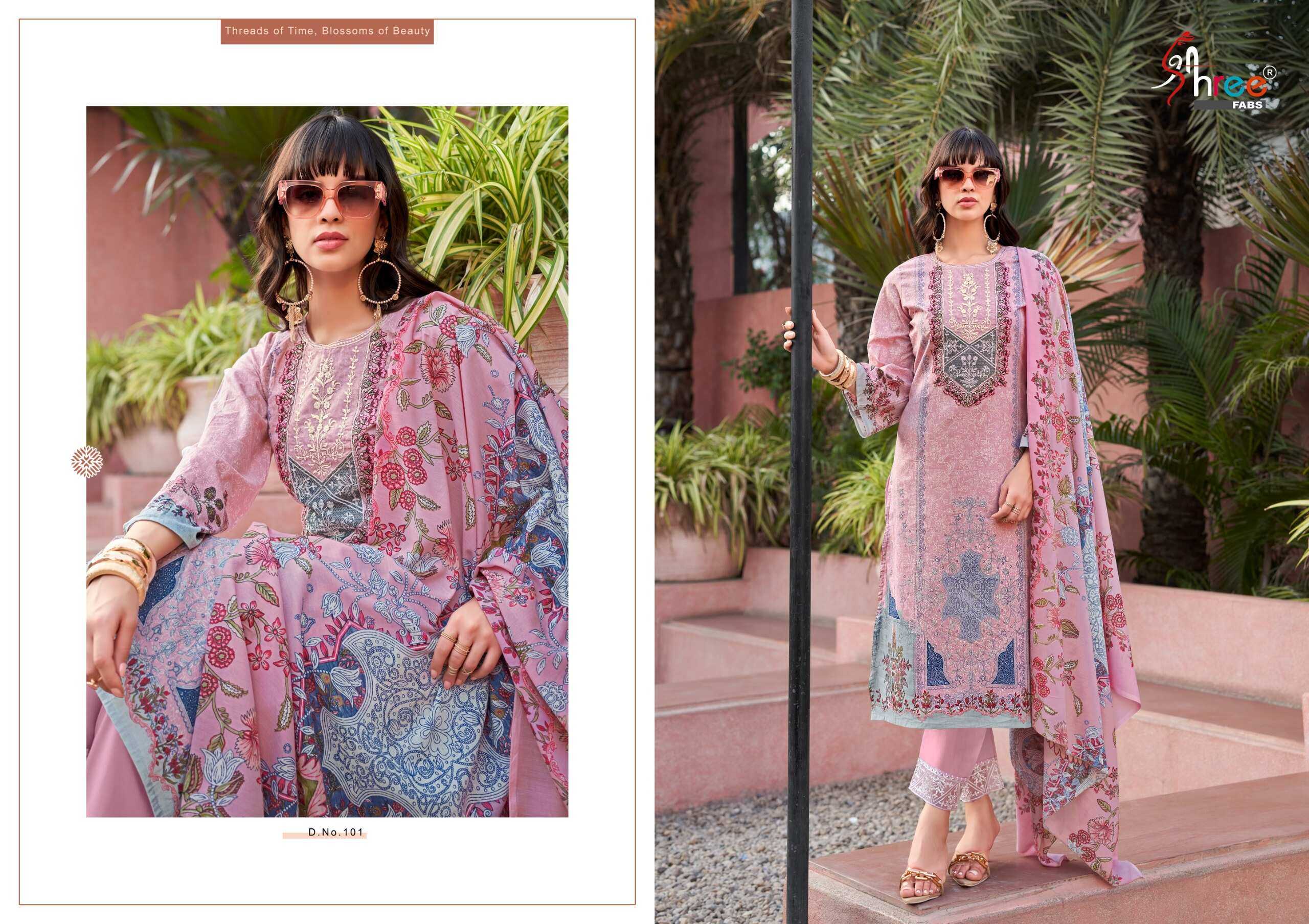 Ynf Pure Cotton KESH444 MASHAAL EMB. LAWN COLLETION VOL-01 Suits & Dresses Islamic Clothing Festive Collections Wholesale Pakistani Suits Printed Suits Cotton Suits Manufacturer