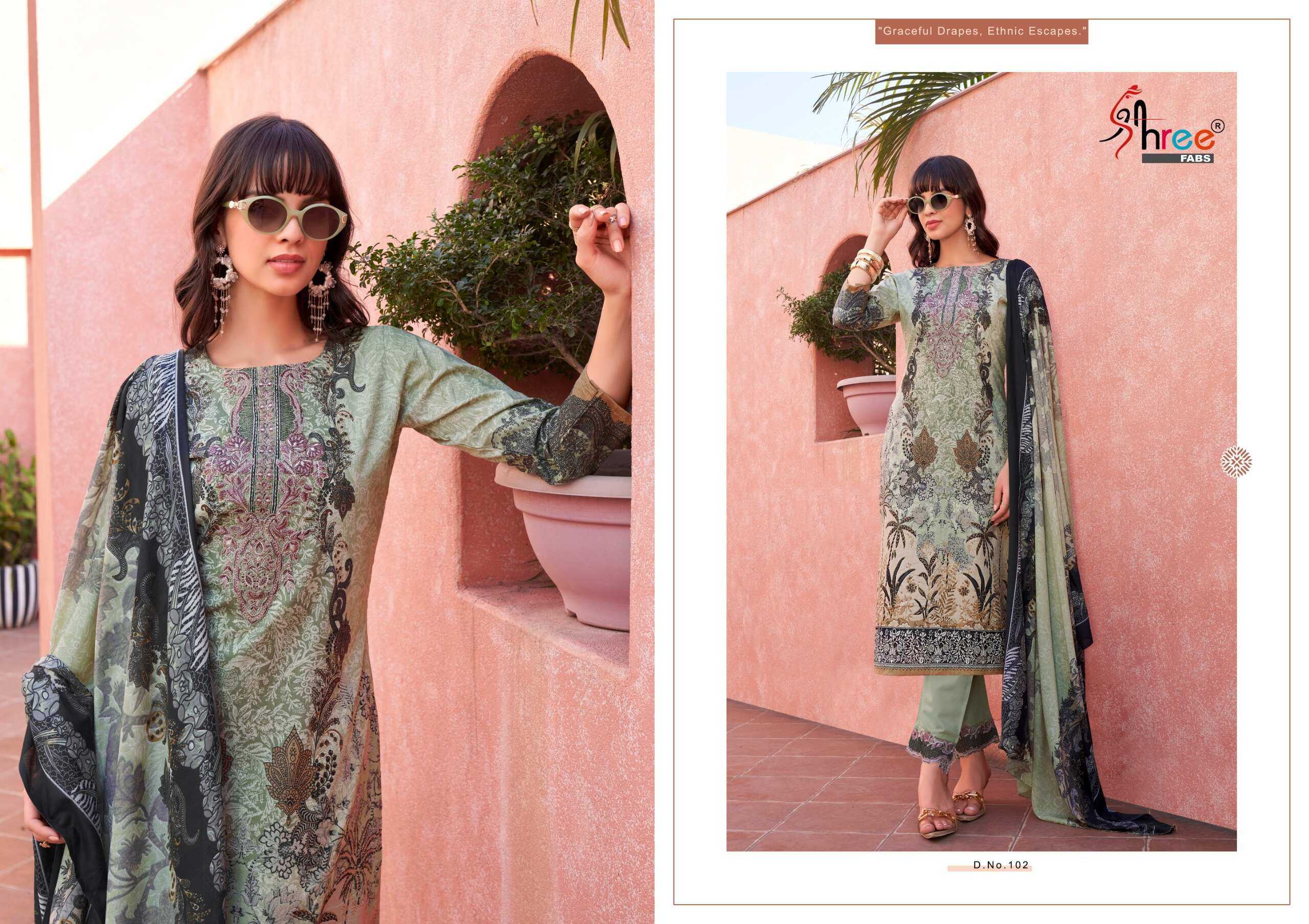 Ynf Pure Cotton KESH444 MASHAAL EMB. LAWN COLLETION VOL-01 Suits & Dresses Islamic Clothing Festive Collections Wholesale Pakistani Suits Printed Suits Cotton Suits Manufacturer