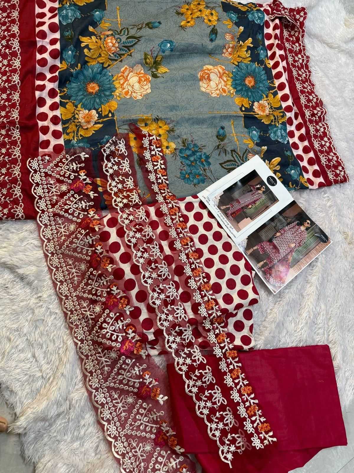 Ynf Pure Cotton RIN186 Mehbbob tex-1535 Suits & Dresses Islamic Clothing Festive Collections Wholesale Pakistani Suits Party wear suits Eid Collections Manufacturer