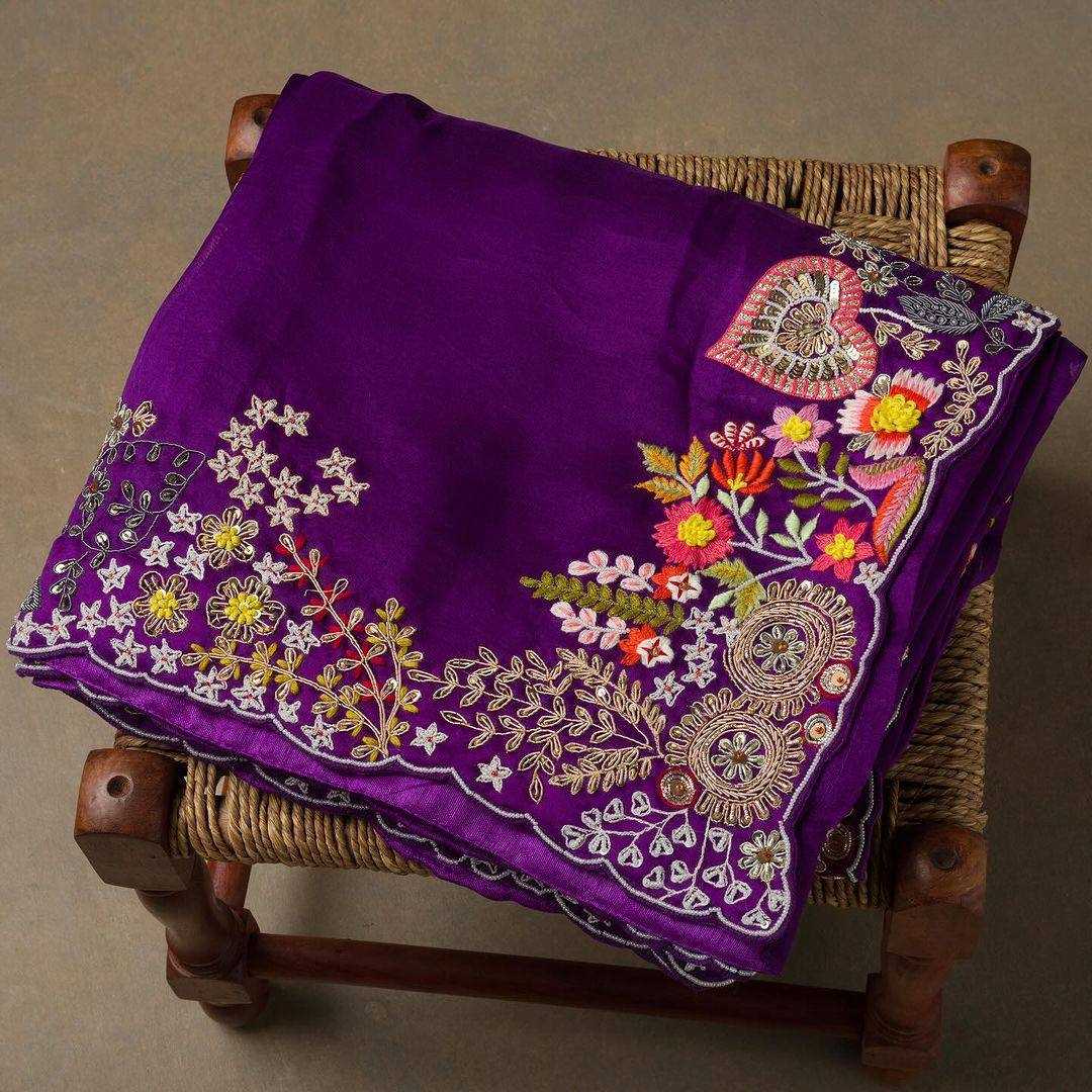 Ynf Rangoli Silk RIN215 466 Sarees Wholesale Sequence Sarees Embroidered Sarees Cutwork Saree Manufacturer