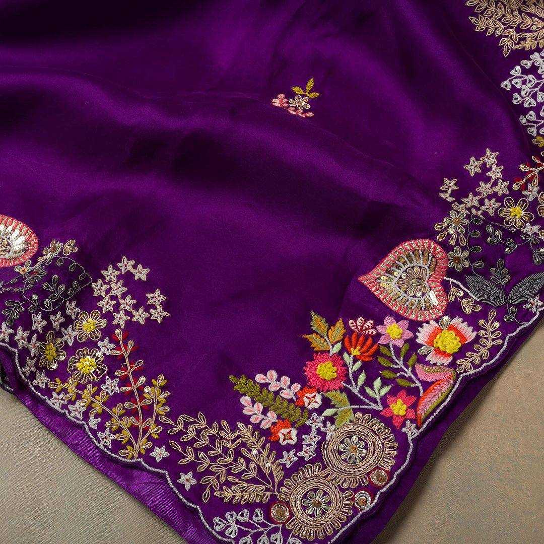 Ynf Rangoli Silk RIN215 466 Sarees Wholesale Sequence Sarees Embroidered Sarees Cutwork Saree Manufacturer