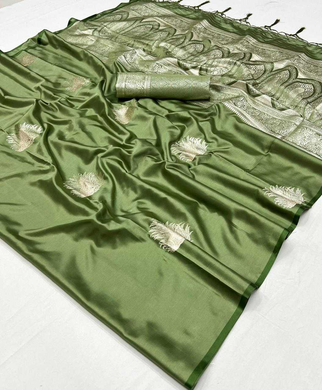 Ynf Satin KESH416 RAJTEX-KANTHKALA PANTHER Sarees Wedding Collections Festive Collections Wholesale Designer Sarees Hand Work Sarees Zari Border Sarees Manufacturer