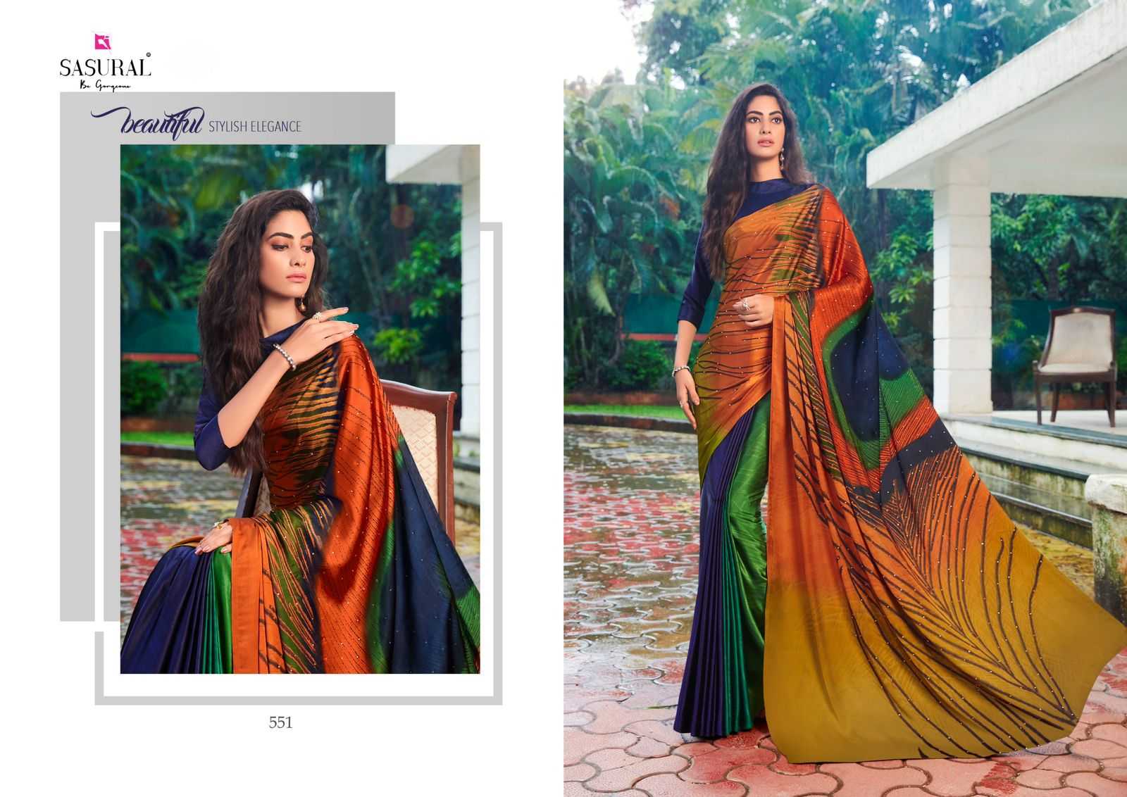 Ynf Satin Silk KESH416 SASURAL-MOR PANKH Silk Sarees Wedding Collections Festive Collections Wholesale Designer Silk Sarees Silk Sarees With Stone Work Holi Collections Manufacturer