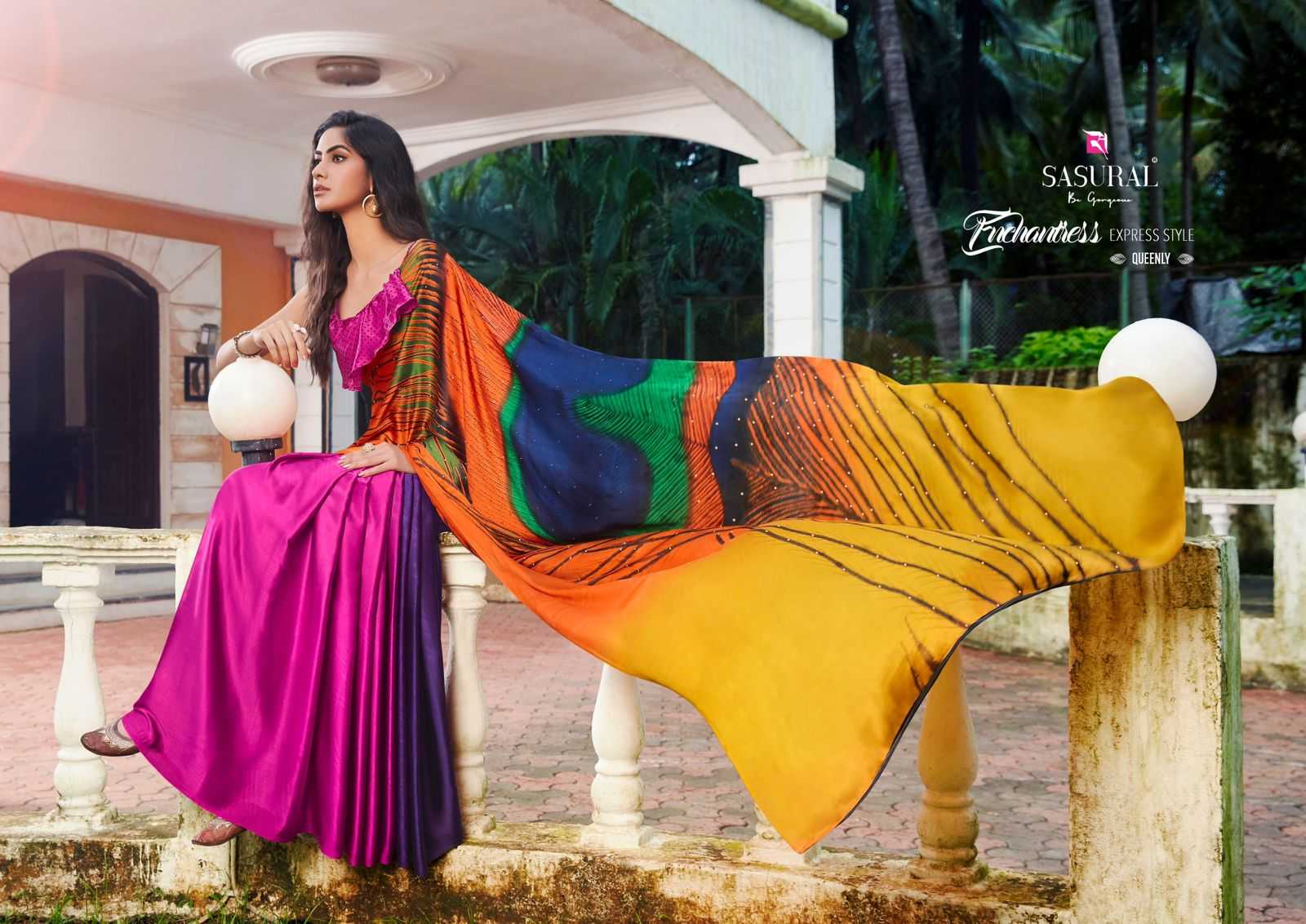 Ynf Satin Silk KESH416 SASURAL-MOR PANKH Silk Sarees Wedding Collections Festive Collections Wholesale Designer Silk Sarees Silk Sarees With Stone Work Holi Collections Manufacturer