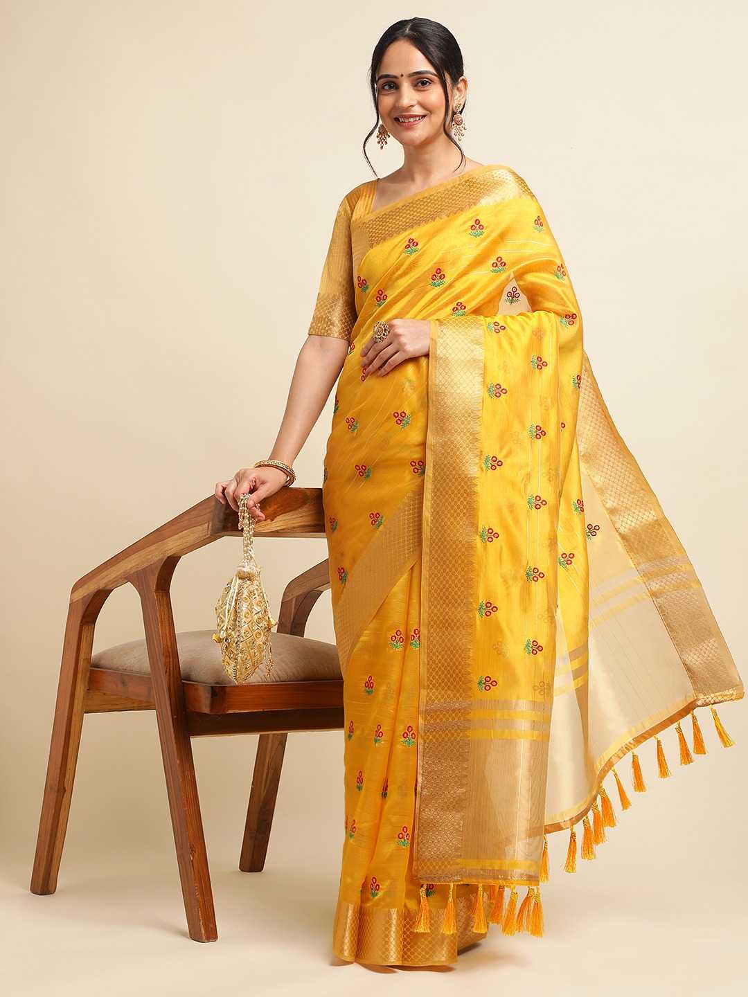 Ynf Silk Cotton RIN185 AL14 JESHMIN Sarees Wedding Collections Festive Collections Wholesale Cotton Sarees Silk Sarees Sarees With Blouse Manufacturer