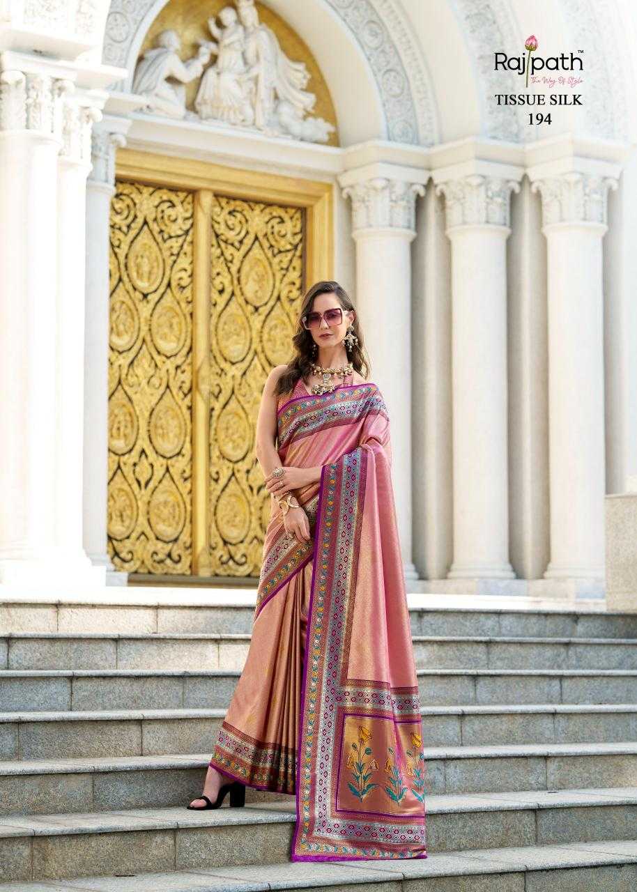 Ynf Tissue Silk KESH416 RajPath-Rajkumari Silk Sarees Wedding Collections Festive Collections Wholesale Heavy Silk Sarees Designer Silk Sarees Silk Sarees For Weddings Manufacturer