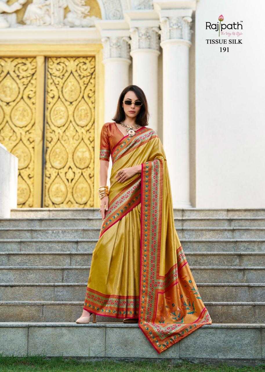 Ynf Tissue Silk KESH416 RajPath-Rajkumari Silk Sarees Wedding Collections Festive Collections Wholesale Heavy Silk Sarees Designer Silk Sarees Silk Sarees For Weddings Manufacturer