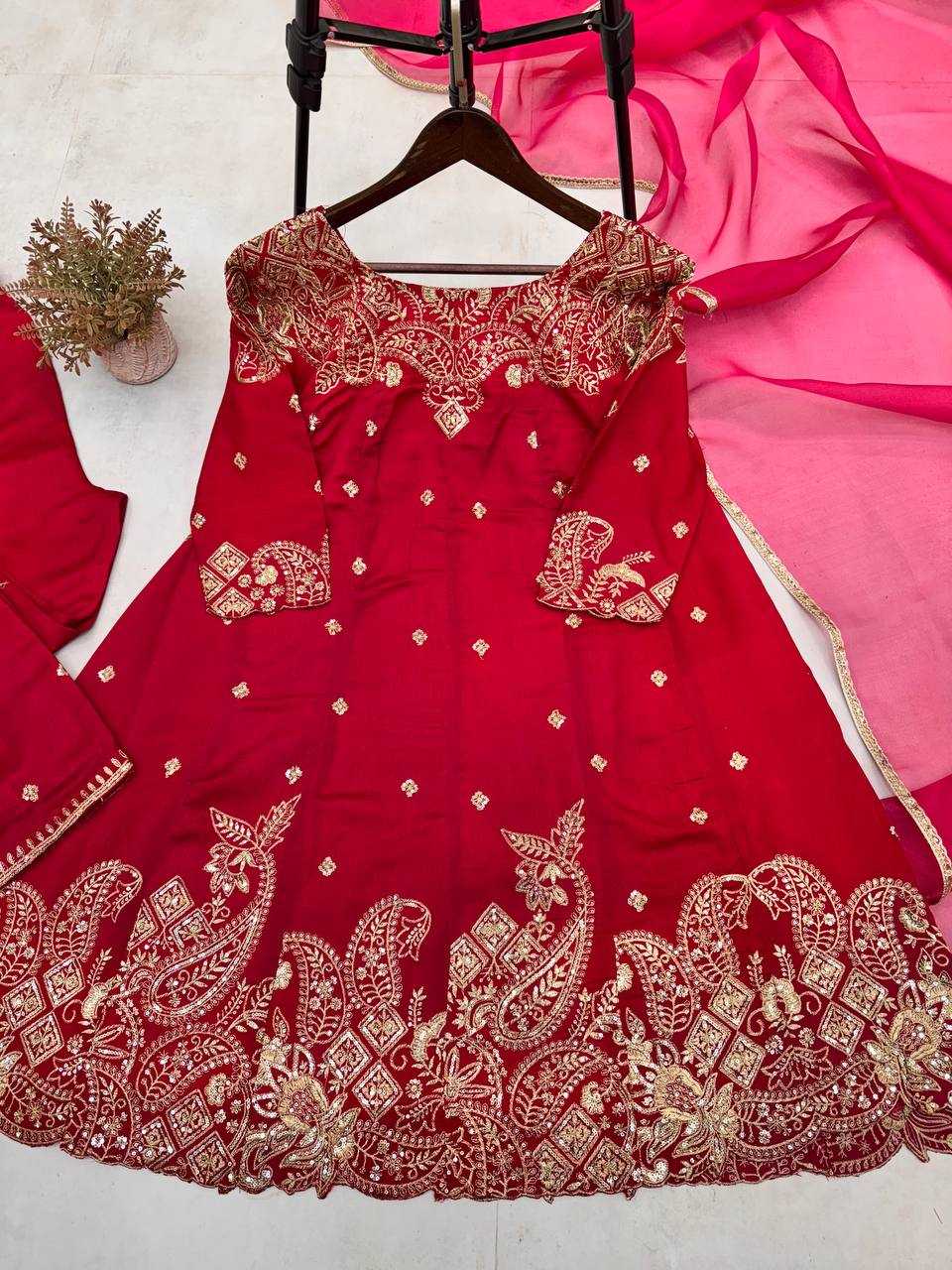 Ynf Vichitra Silk RIN110 BE-319 Suits & Dresses Wedding Collections Wholesale Embroidered Dresses Sangeet Outfits Manufacturer