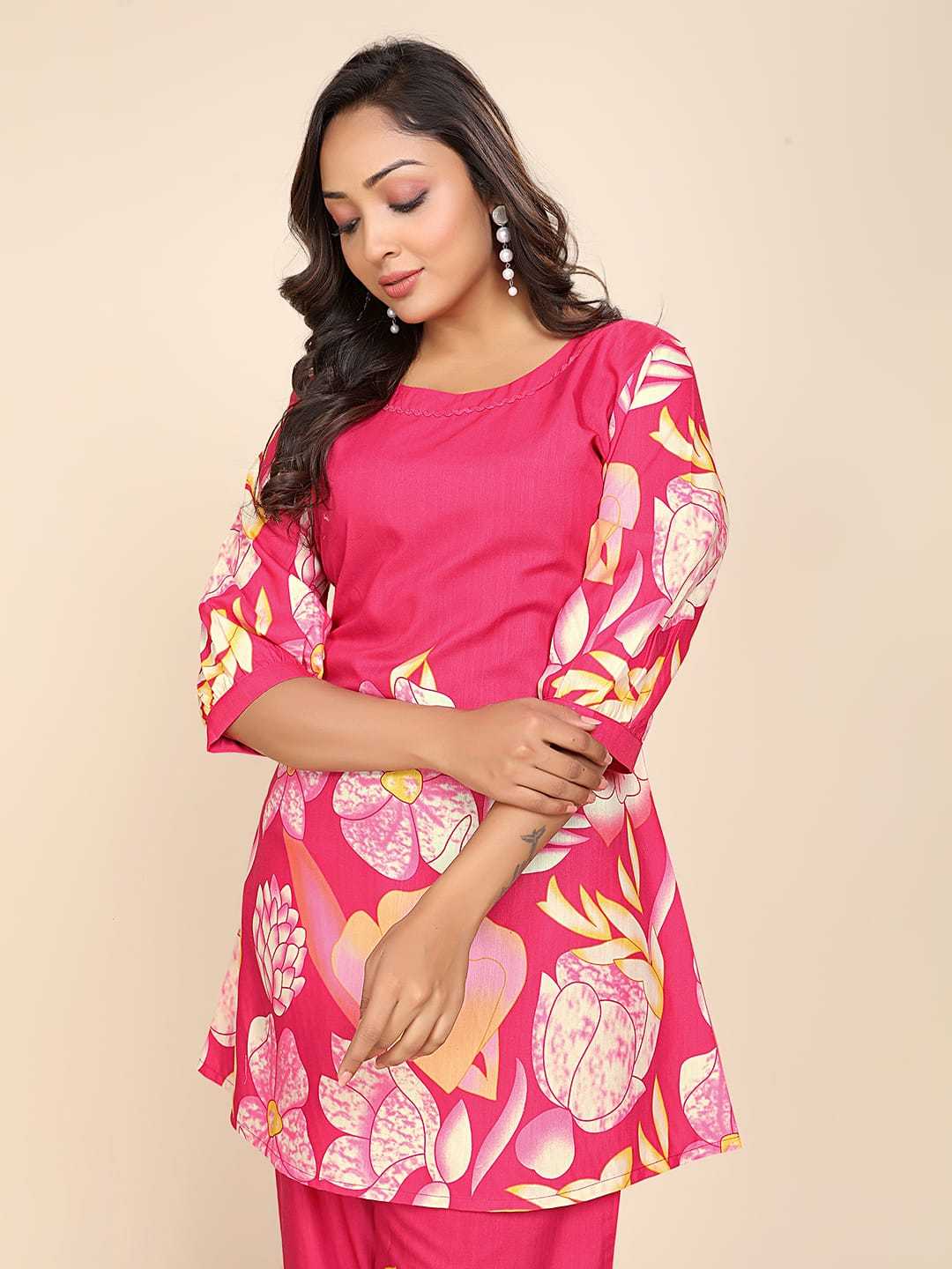 Ynf Cotton RIN222 180 Kurti Plus Size Collections Wholesale Fancy Kurti Collar Neck Kurtis Manufacturer
