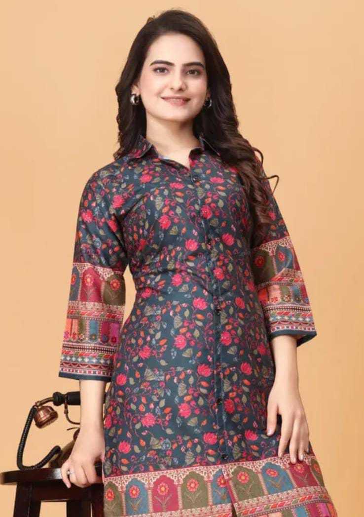 Ynf Cotton RIN222 180 Kurti Plus Size Collections Wholesale Fancy Kurti Collar Neck Kurtis Manufacturer