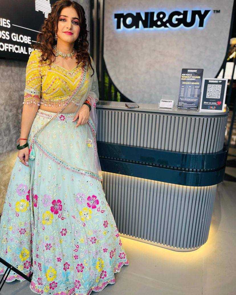 Ynf Faux Georgette RIN108 1571 Lehengas Wholesale Fancy Lehenga Embroidered Lehenga Mirror Work Lehenga Lehenga For Haldi Manufacturer