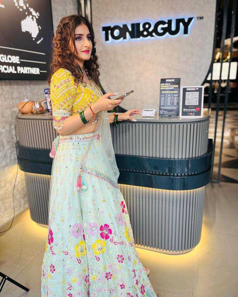 Ynf Faux Georgette RIN108 1571 Lehengas Wholesale Fancy Lehenga Embroidered Lehenga Mirror Work Lehenga Lehenga For Haldi Manufacturer