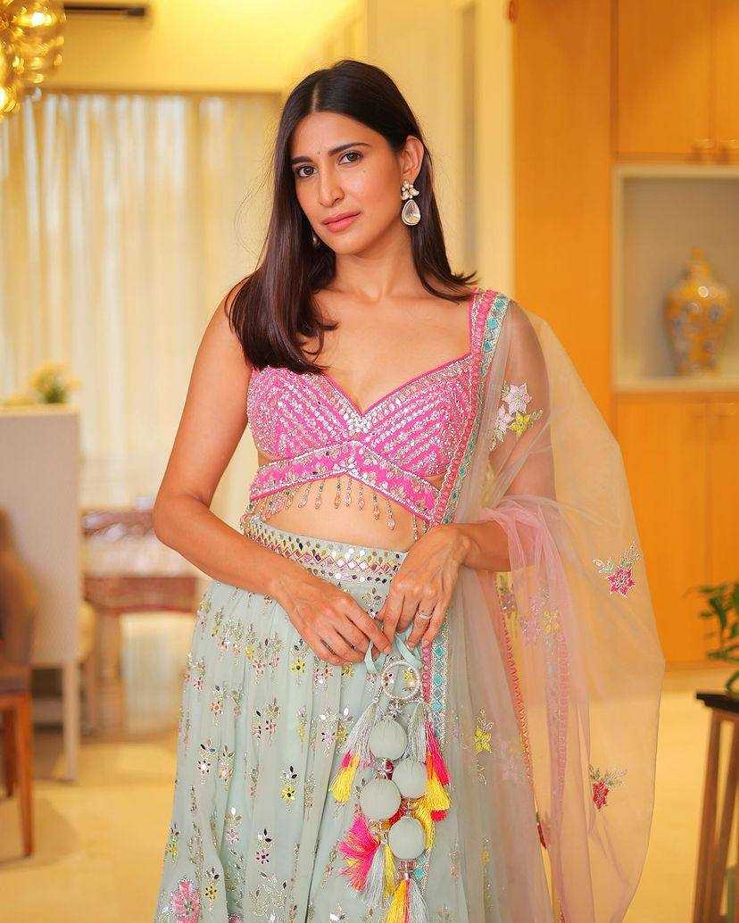 Ynf Faux Georgette RIN108 1571 Lehengas Wholesale Fancy Lehenga Embroidered Lehenga Mirror Work Lehenga Lehenga For Haldi Manufacturer