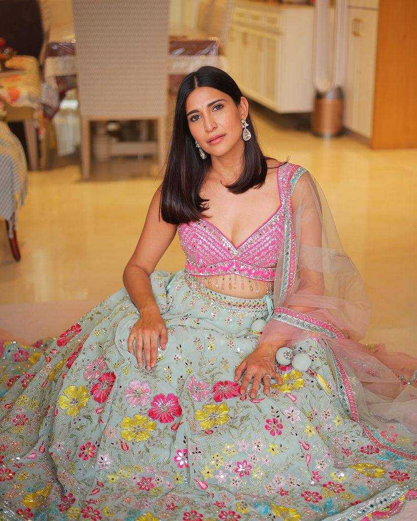 Ynf Faux Georgette RIN108 1571 Lehengas Wholesale Fancy Lehenga Embroidered Lehenga Mirror Work Lehenga Lehenga For Haldi Manufacturer