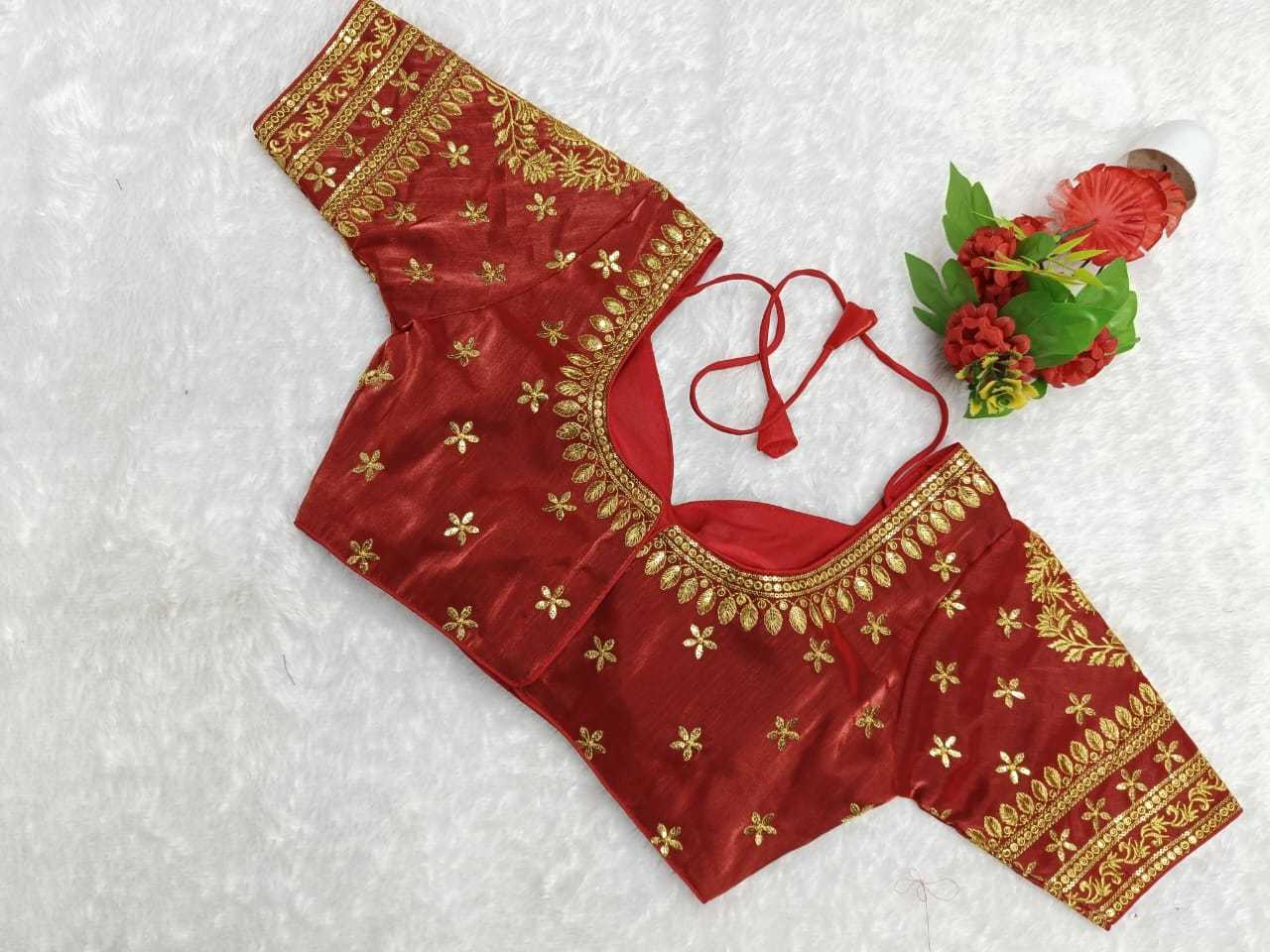 Ynf Jimmy Choo KESH356 121 Readymade Blouses Wholesale Embroidered Blouses Silk Blouse Manufacturer