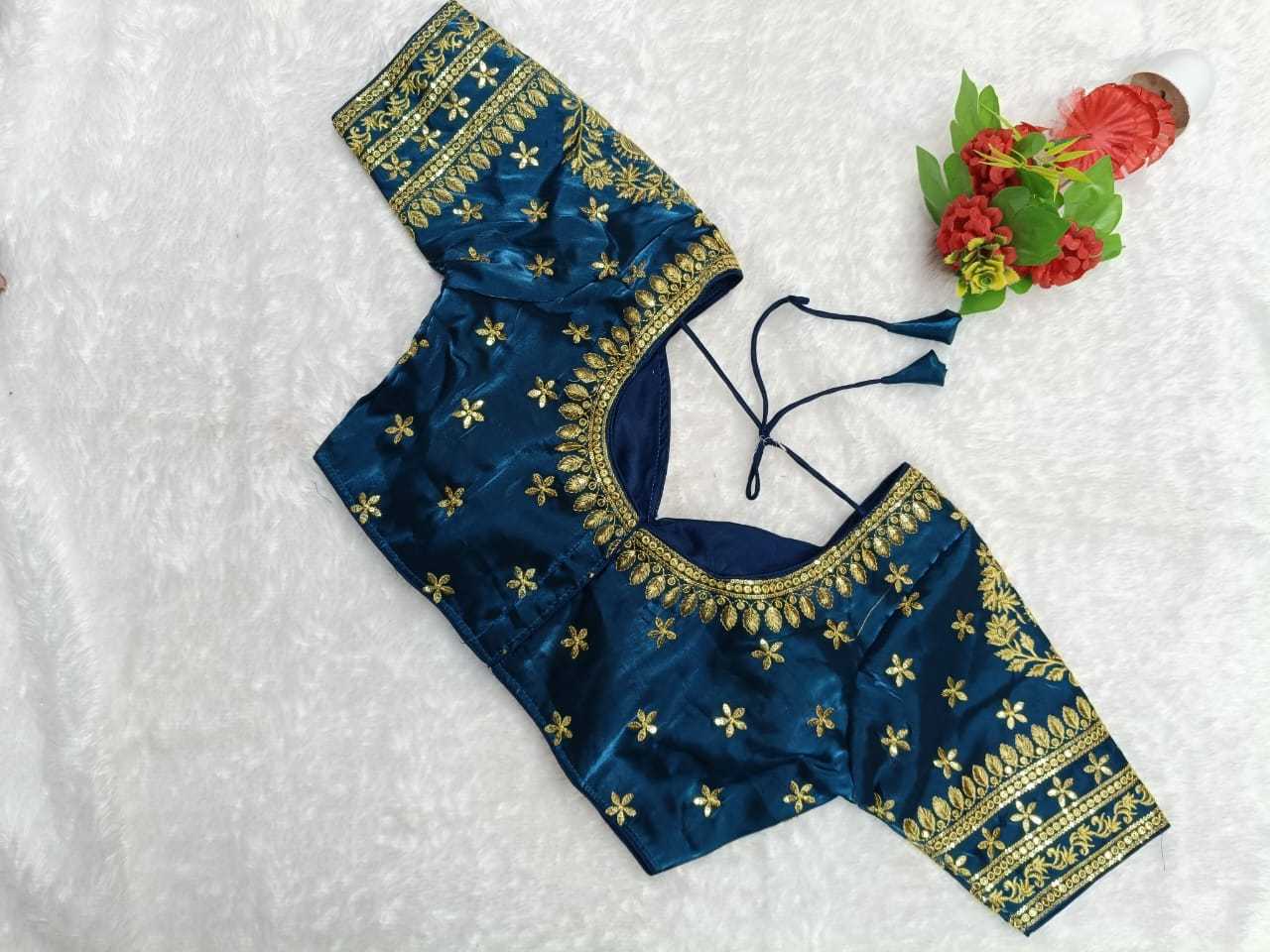 Ynf Jimmy Choo KESH356 121 Readymade Blouses Wholesale Embroidered Blouses Silk Blouse Manufacturer