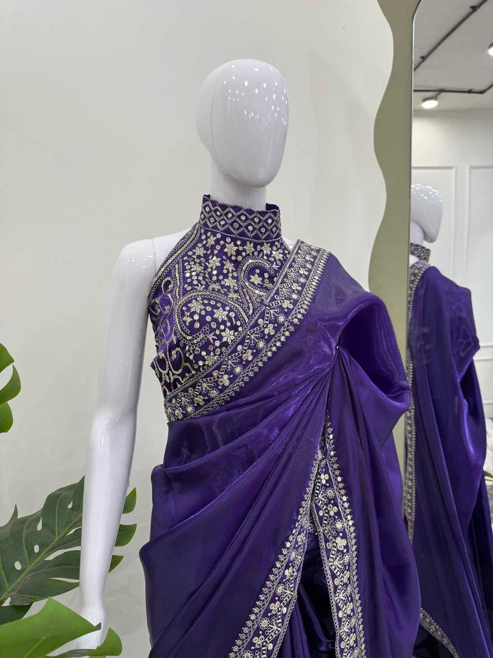 Ynf Jimmy Choo RIN133 580 Sarees Bollywood Collections Wholesale Designer Sarees Fancy Sarees Ananya Pandey Sarees Manufacturer
