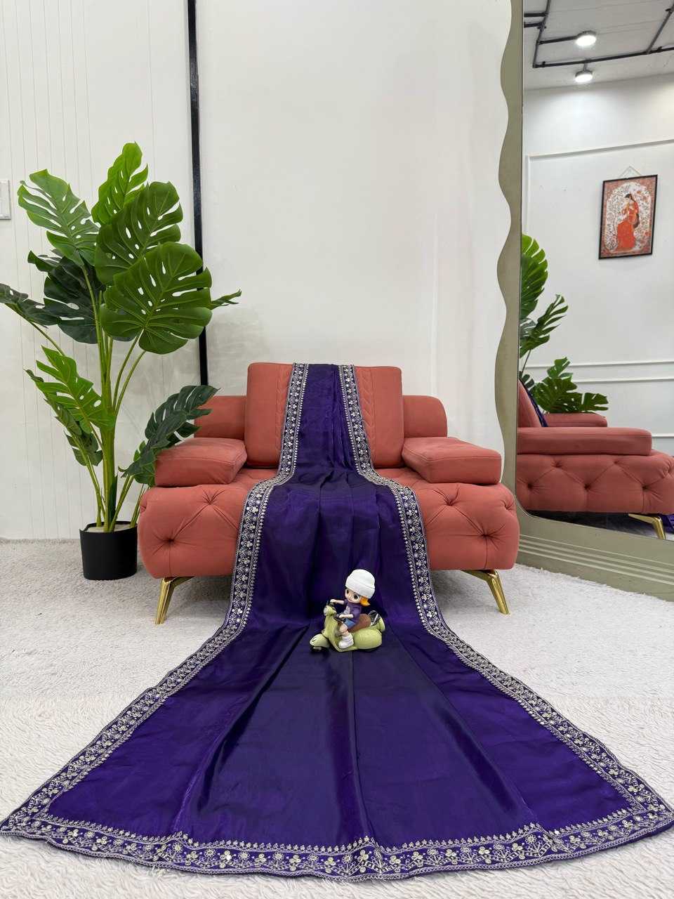 Ynf Jimmy Choo RIN133 580 Sarees Bollywood Collections Wholesale Designer Sarees Fancy Sarees Ananya Pandey Sarees Manufacturer