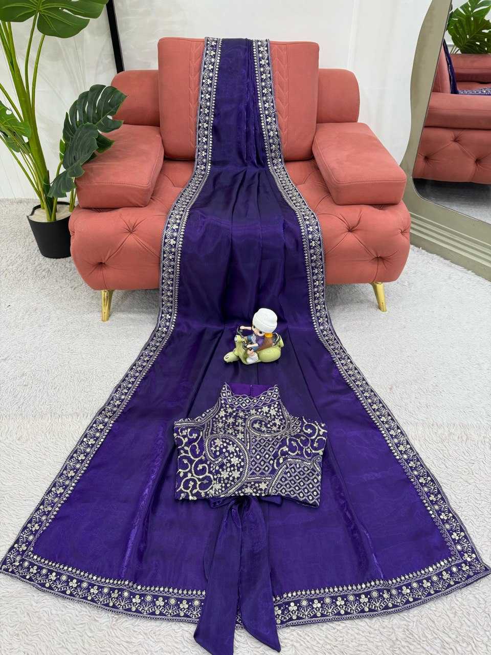 Ynf Jimmy Choo RIN133 580 Sarees Bollywood Collections Wholesale Designer Sarees Fancy Sarees Ananya Pandey Sarees Manufacturer