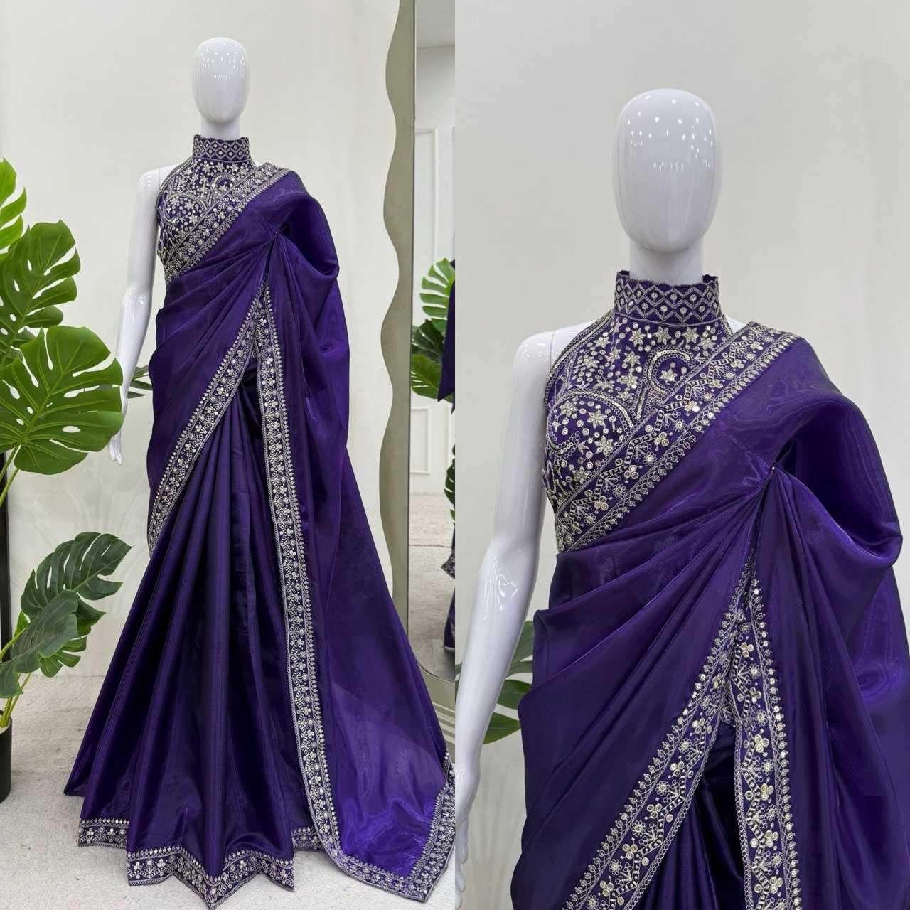 Ynf Jimmy Choo RIN133 580 Sarees Bollywood Collections Wholesale Designer Sarees Fancy Sarees Ananya Pandey Sarees Manufacturer