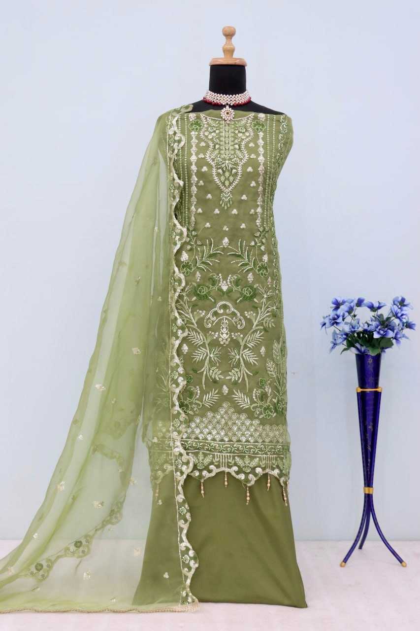 Ynf Organza Silk RIN131 TF ~ 1305 Kurti Wholesale Fancy Kurti Embroidered Kurtis Printed Silk Kurti Manufacturer