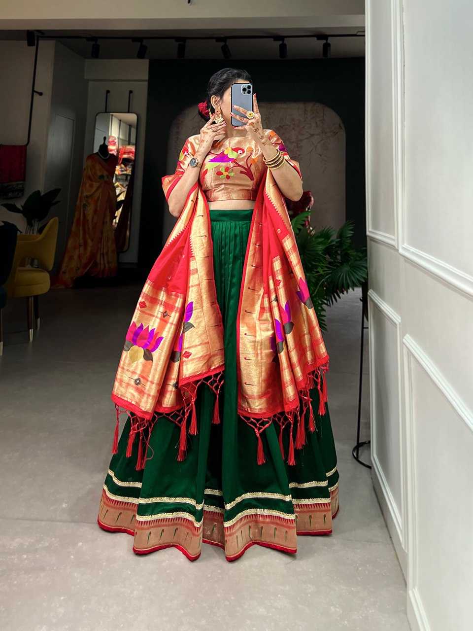 Ynf Paithani Silk RIN197 2016 Lehengas Wholesale Fancy Lehenga Traditional Lehenga Silk Lehenga Paithani Lehenga Manufacturer
