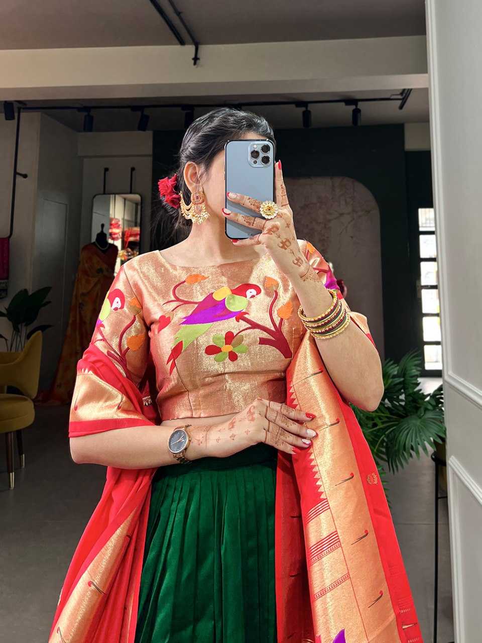 Ynf Paithani Silk RIN197 2016 Lehengas Wholesale Fancy Lehenga Traditional Lehenga Silk Lehenga Paithani Lehenga Manufacturer